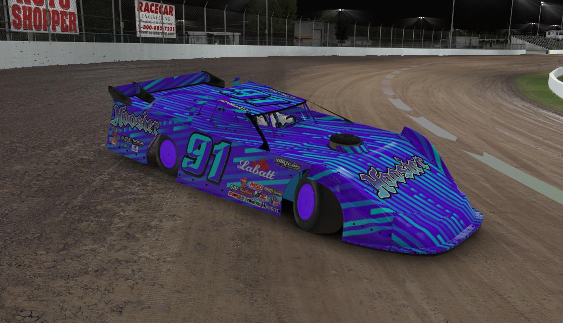 Hoosier Tire Dirt Late Model by Nicholas Schwartz Trading Paints