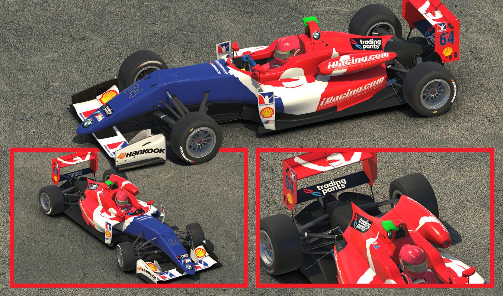 Dallara F3 with IRacing scheme by Clyde Coman Trading Paints