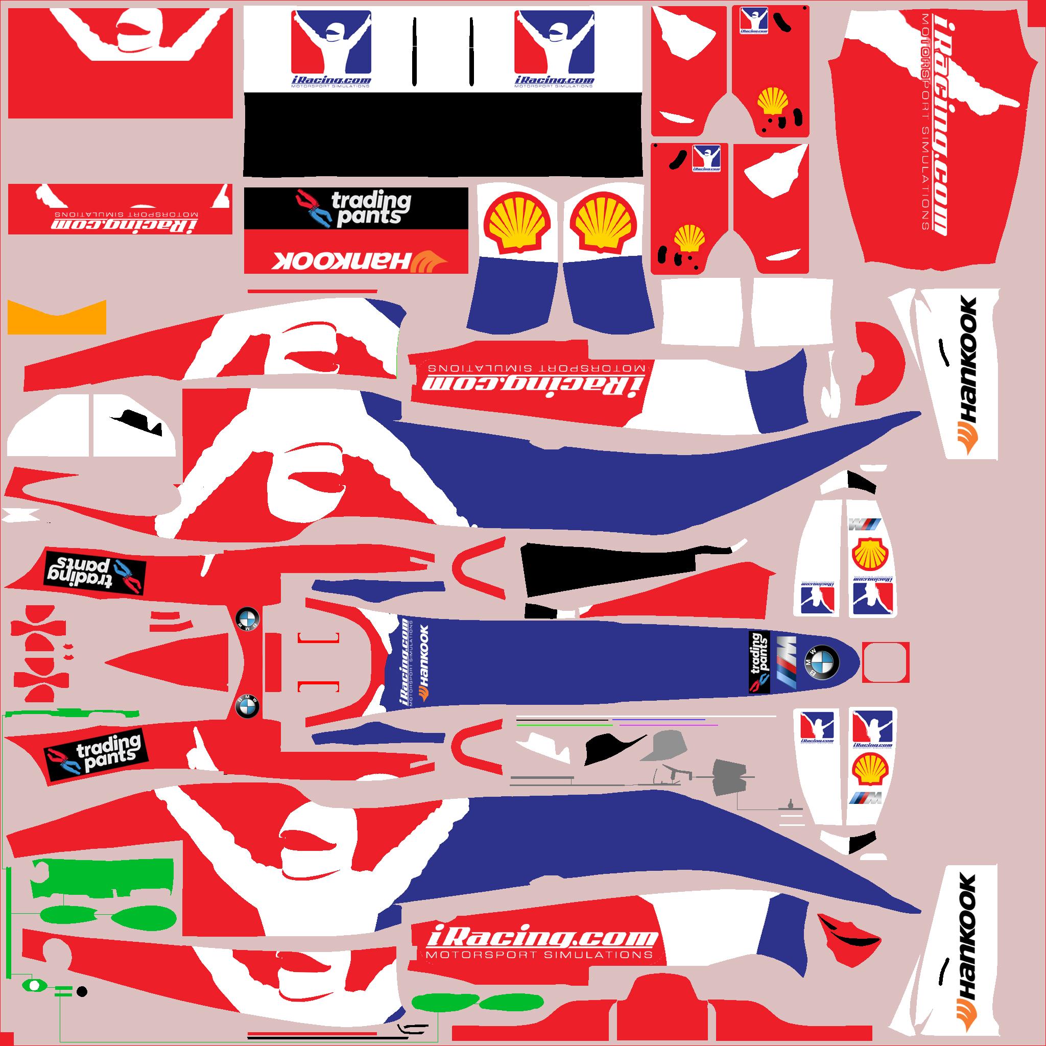 Dallara F3 with IRacing scheme by Clyde Coman Trading Paints