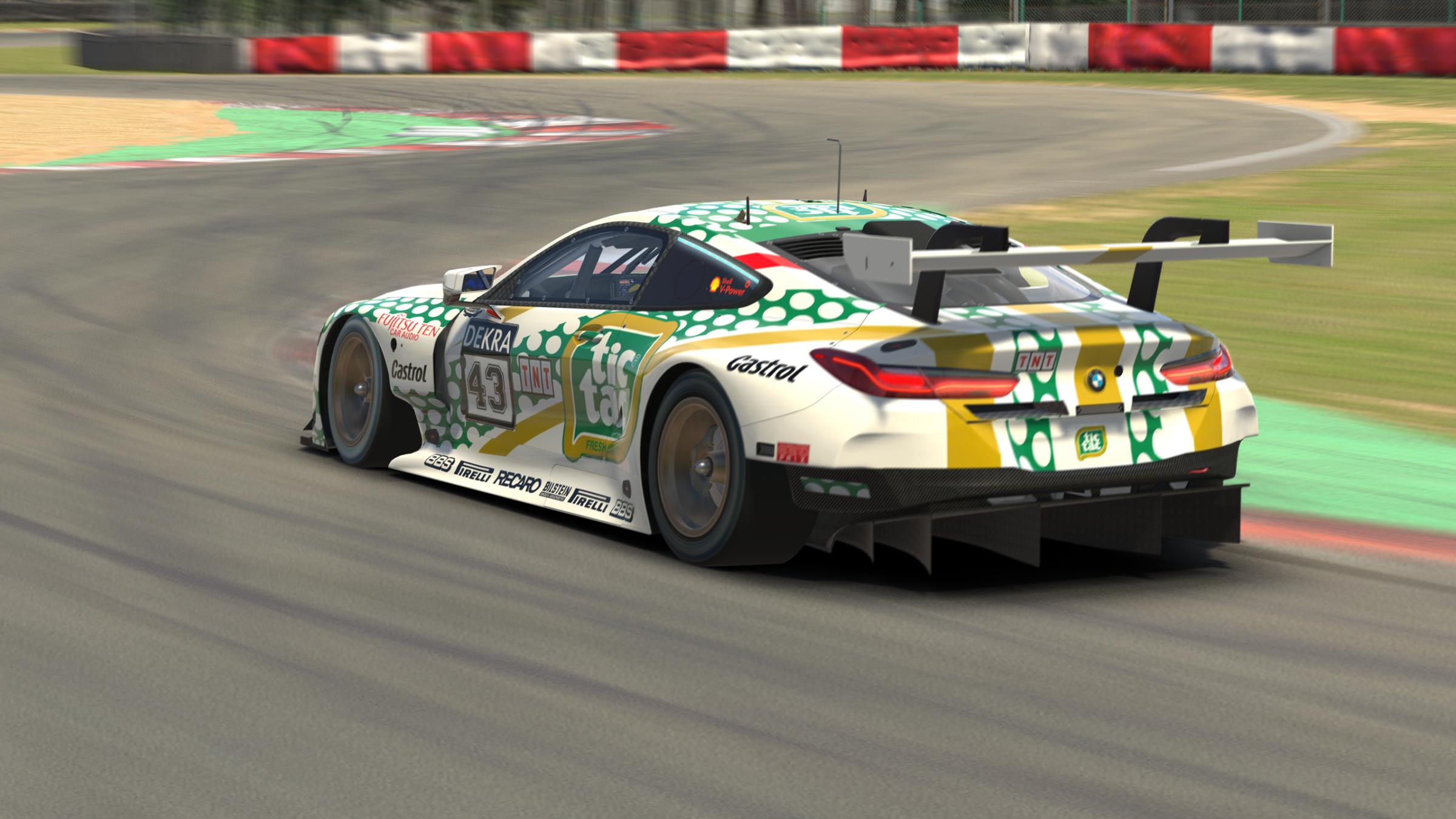 1991 BMW E30 M3 DTM "TIC TAC" livery by Andrew Fawcett - Trading Paints