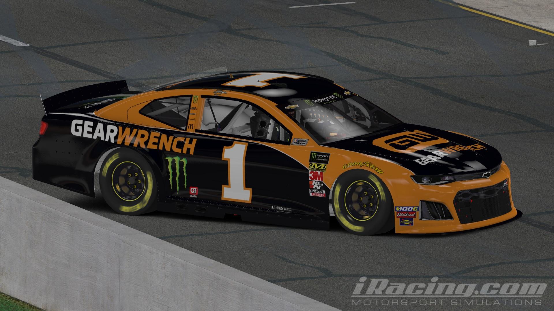 Kurt Busch GearWrench 2019 by Will Norton Trading Paints