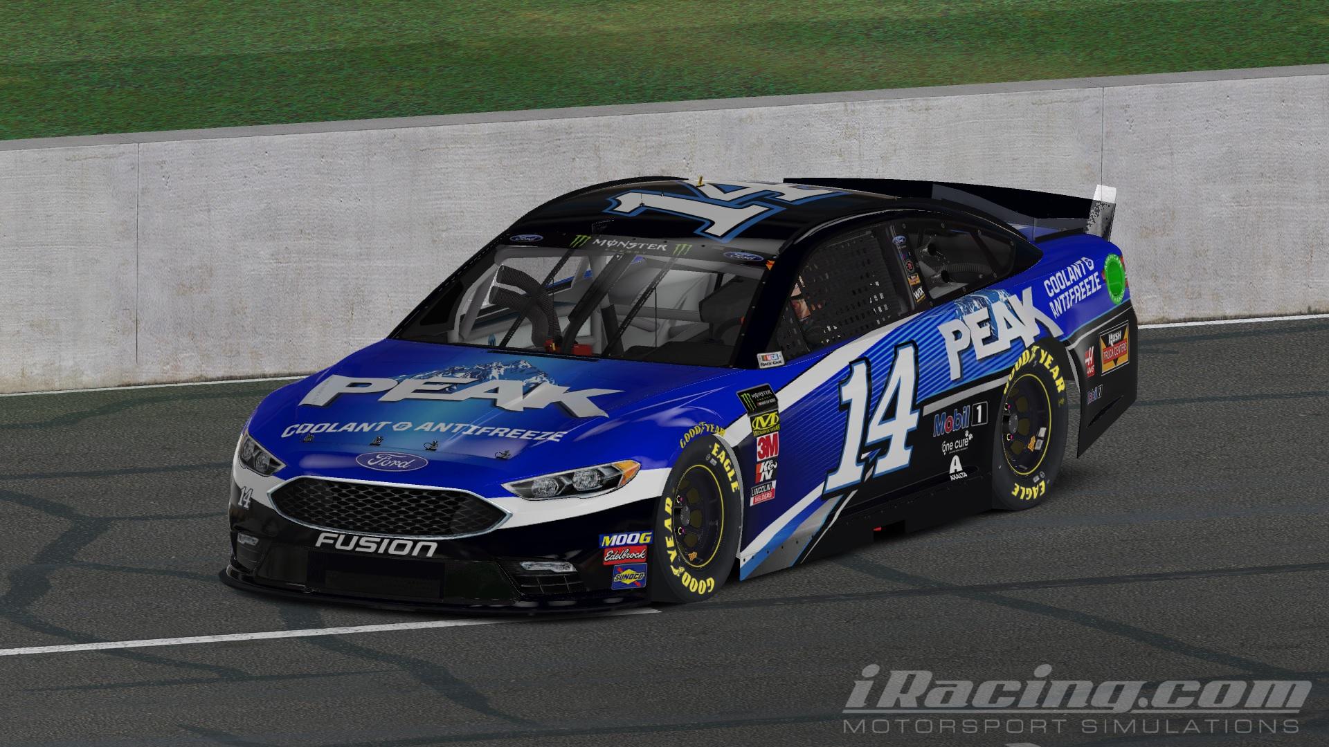 Clint Bowyer Peak Antifreeze 2019 (Ford Fusion) by Will Norton