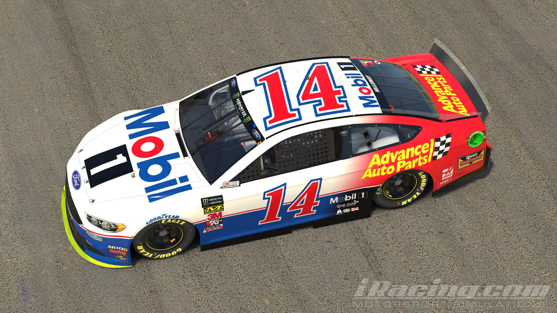 Clint Bowyer Mobil 1/Advance Auto Parts Ford Fusion by Mike E