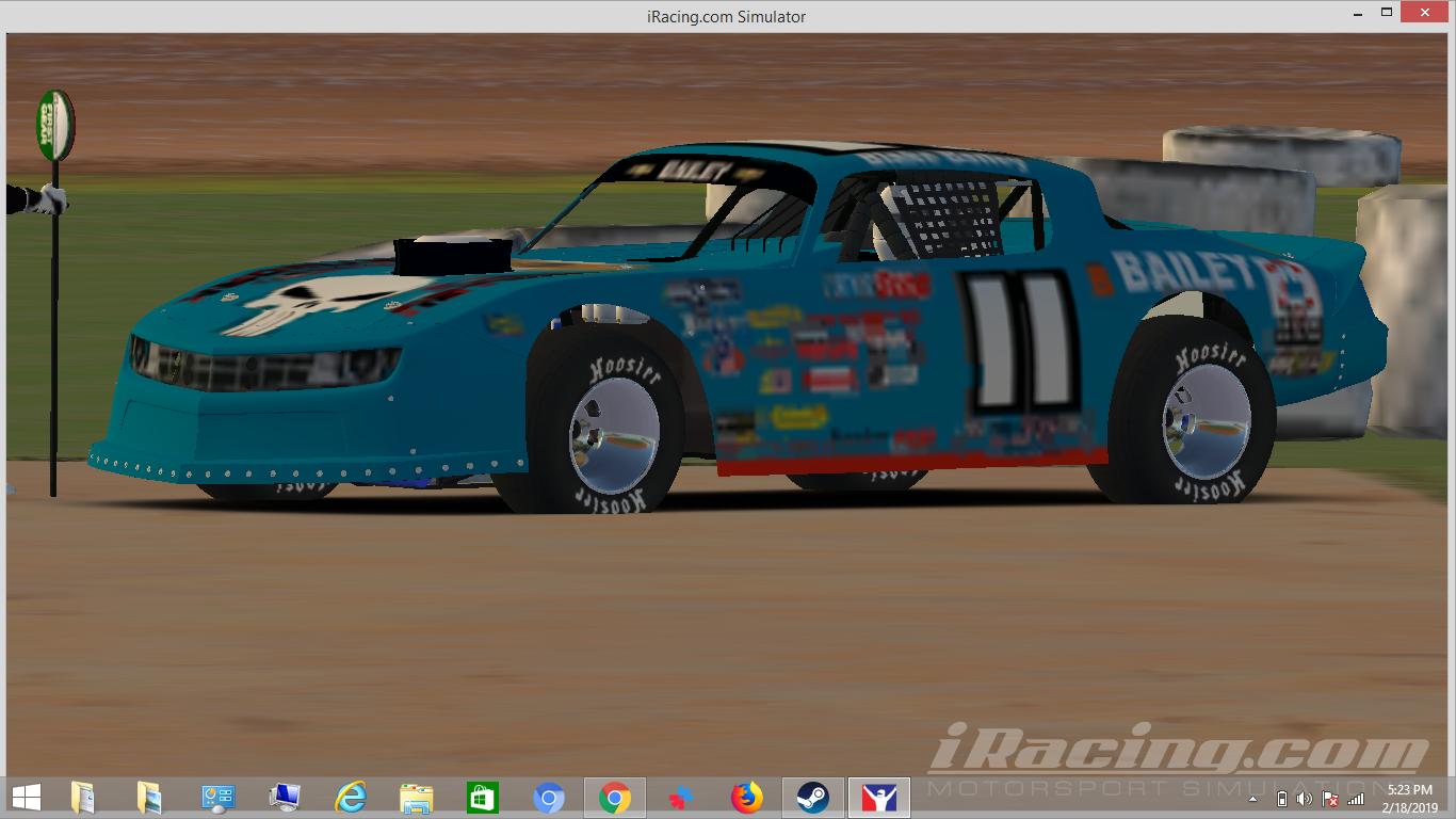 Blake Bailey dirt street stock replica of bmod by Blake Bailey