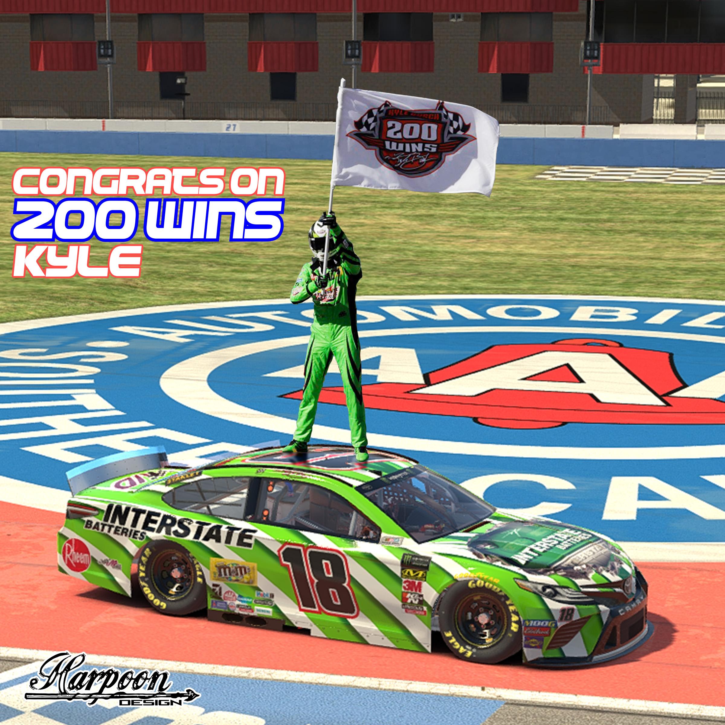 2019 JGR Authentic Kyle Busch Interstate Batteries Camry ...