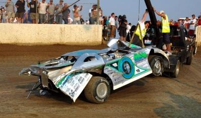 Preview of BLOOMQUISTS INFAMOUS SILVER ANNIVERSARY CAR/ WITH CUSTOM NUMBER by Byron Morris