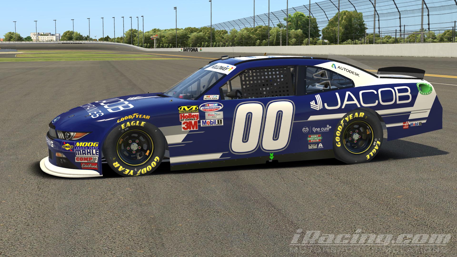 Cole Custer Jacob Companies Ford Mustang by Mike E Holloway Trading