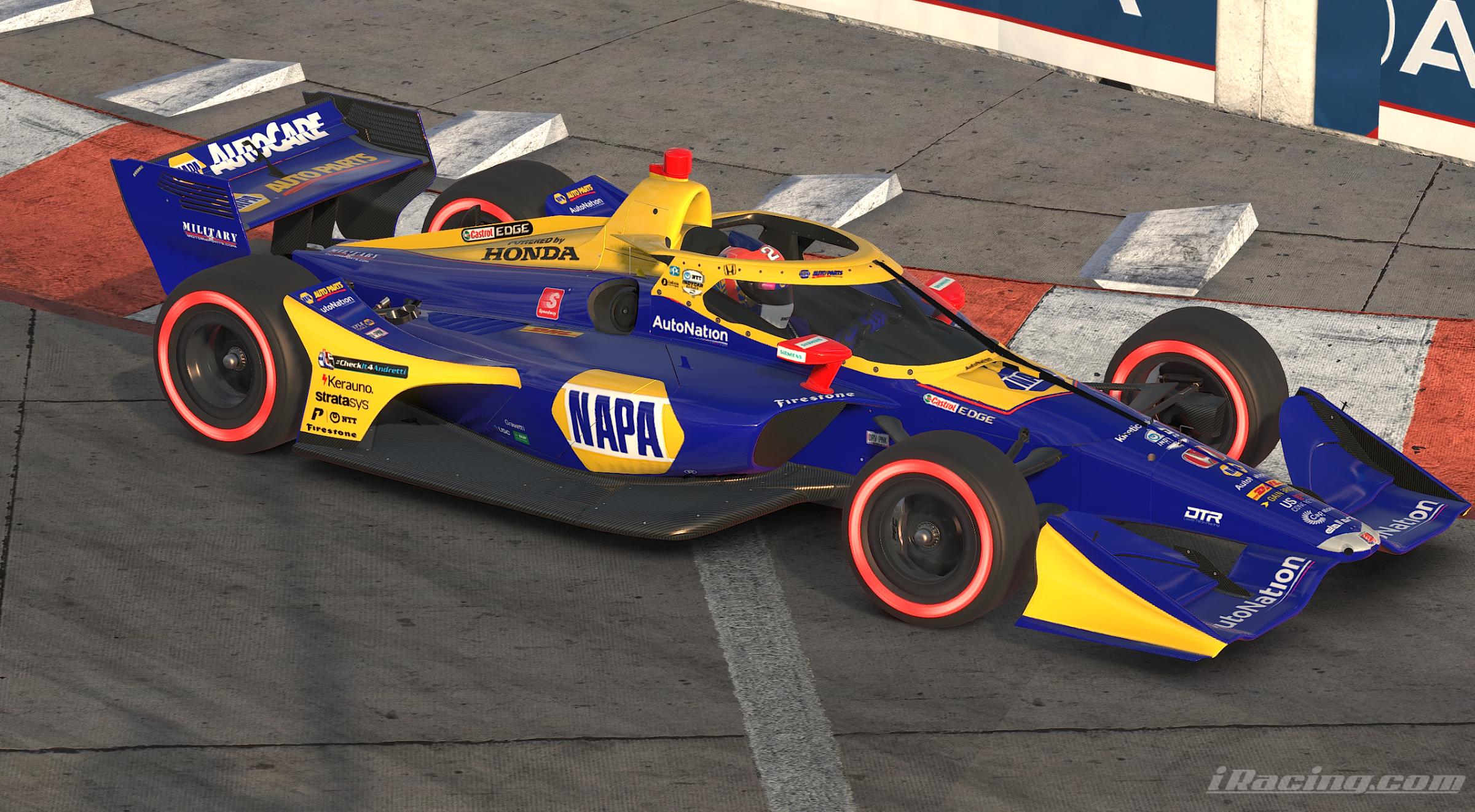 Preview of 2020 Alexander Rossi - NAPA INDYCAR **Updated with Aeroscreen** by Michael Peters