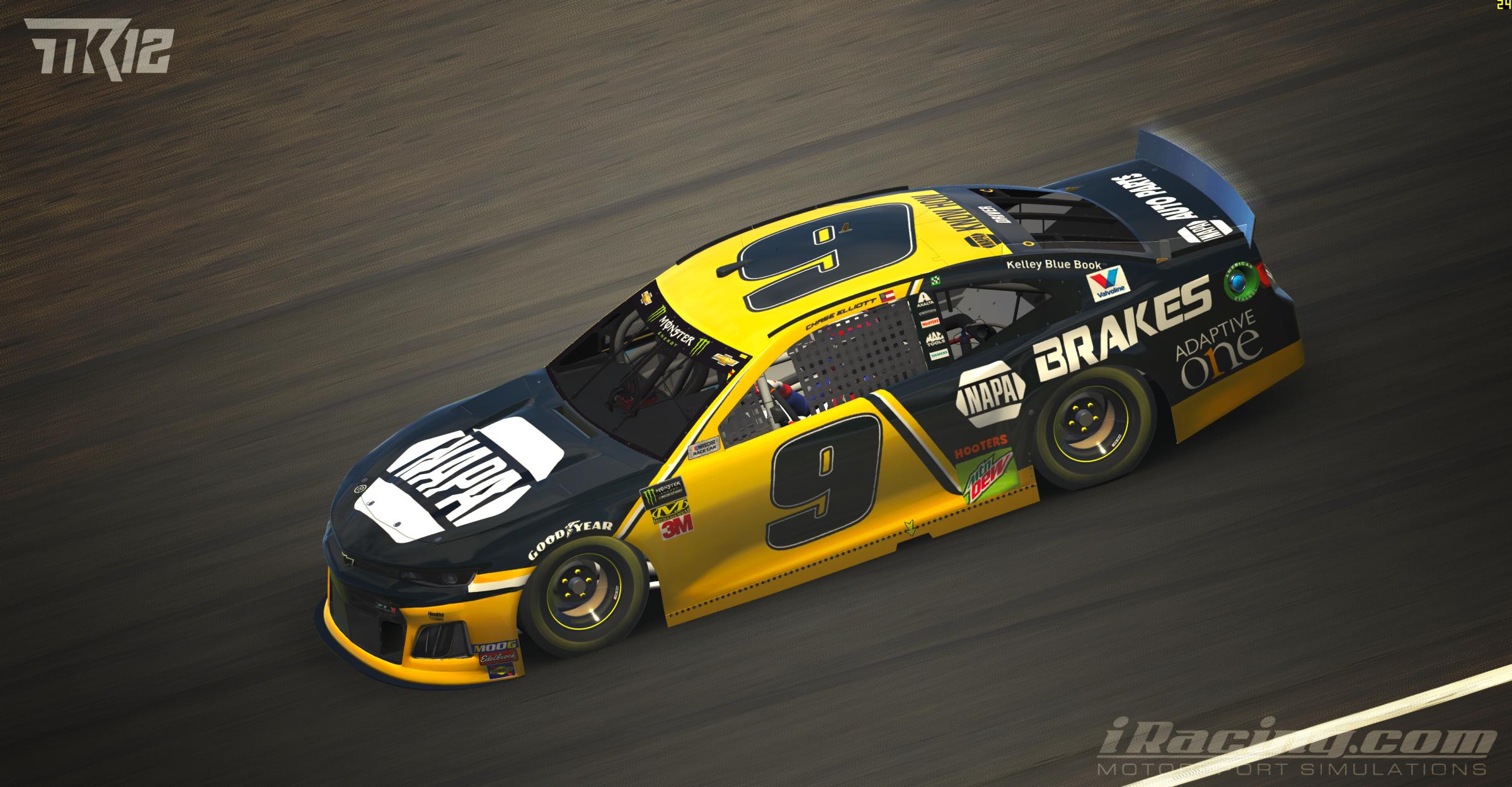 Chase Elliott 2019 NAPA Brakes 9 by Tyler King Trading Paints