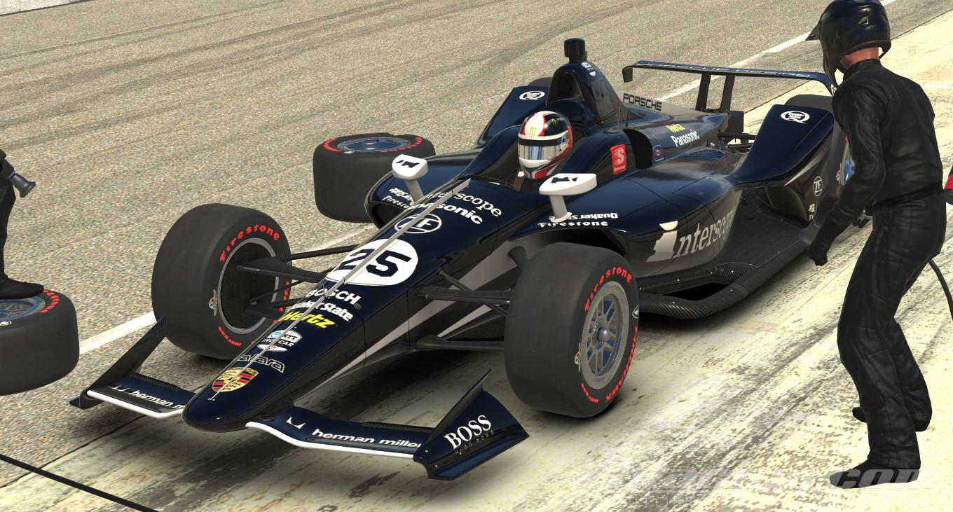 Porsche Interscope Quaker State Indycar by Phil Schroeder