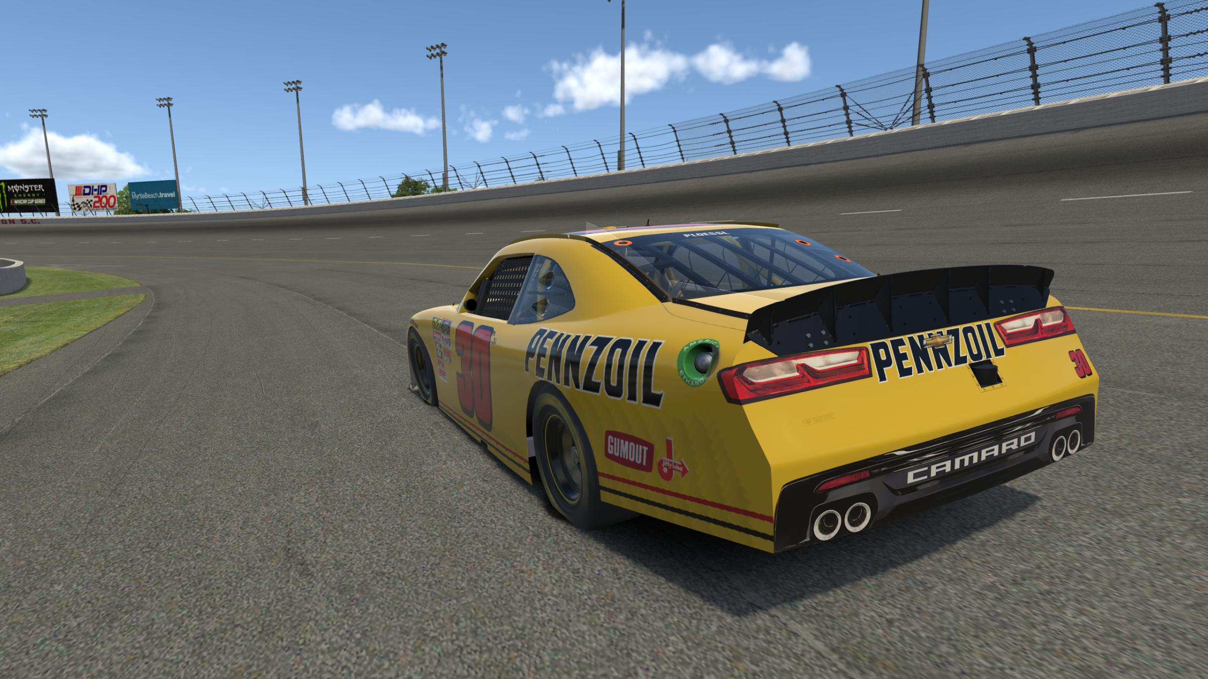 Johnny Benson Throwback Pennzoil Camaro by Lucas Ploessl Trading Paints
