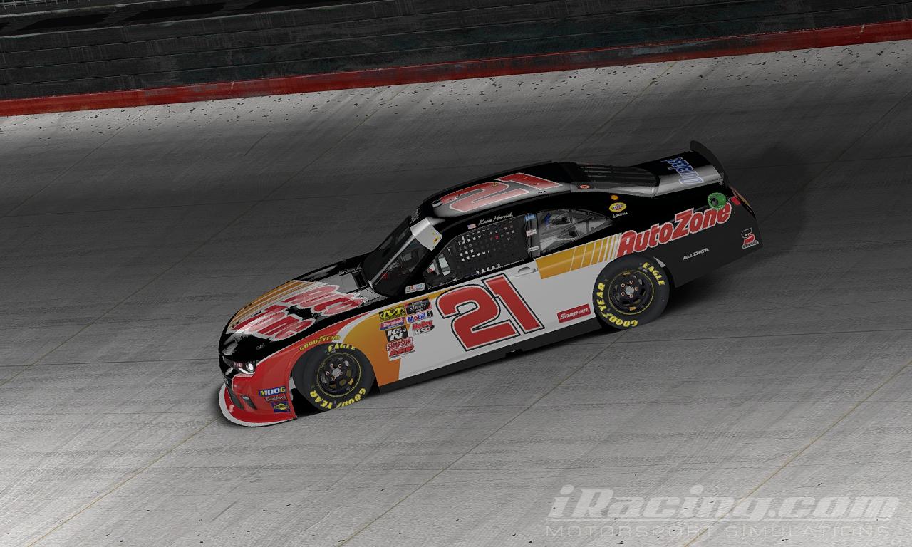Kevin Harvick AutoZone 2007 21 *Custom Number Paint* (Old Camaro) by