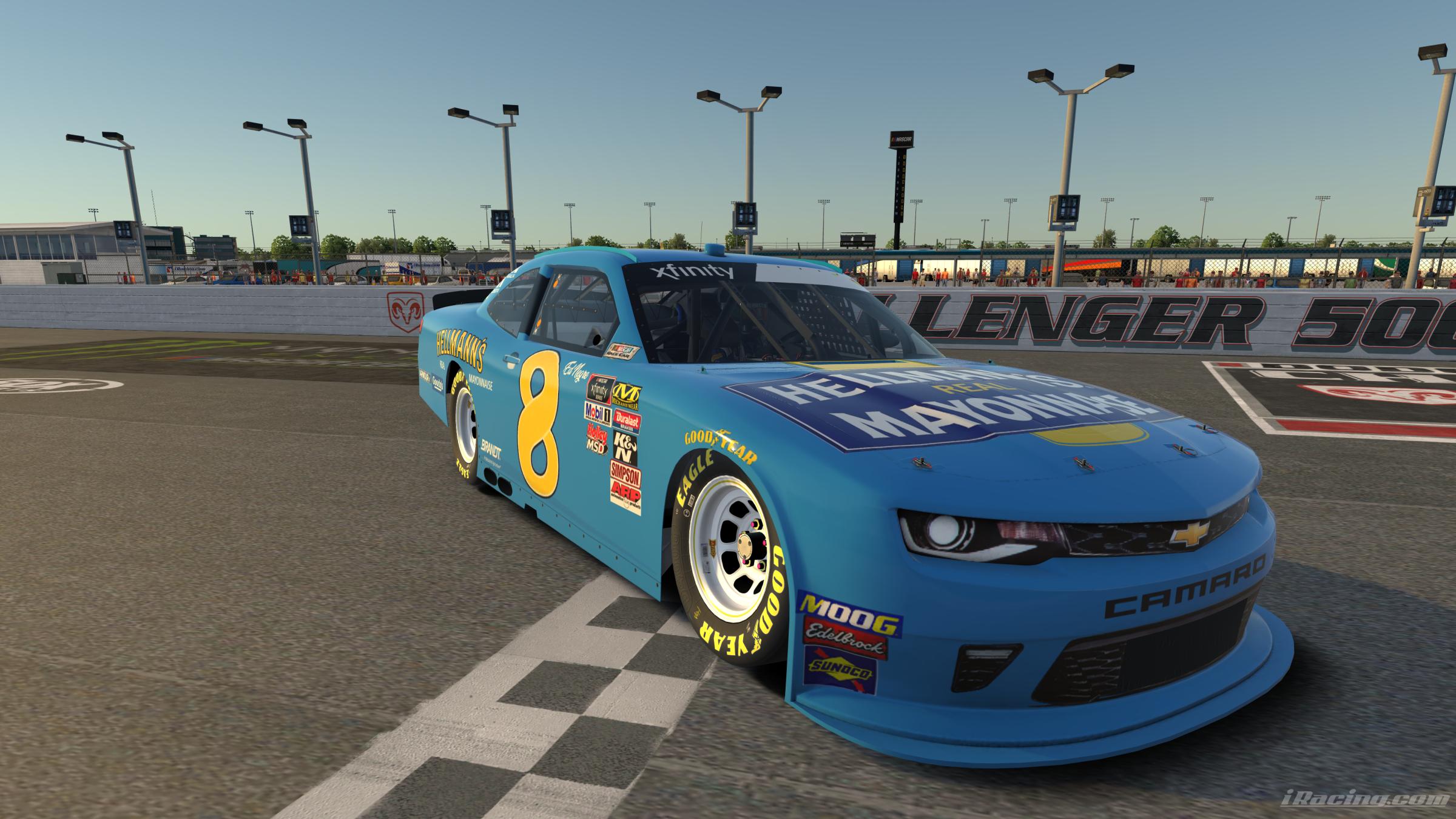 Dale Jr 2019 Throwback (with custom number by Quinn Johnston Trading