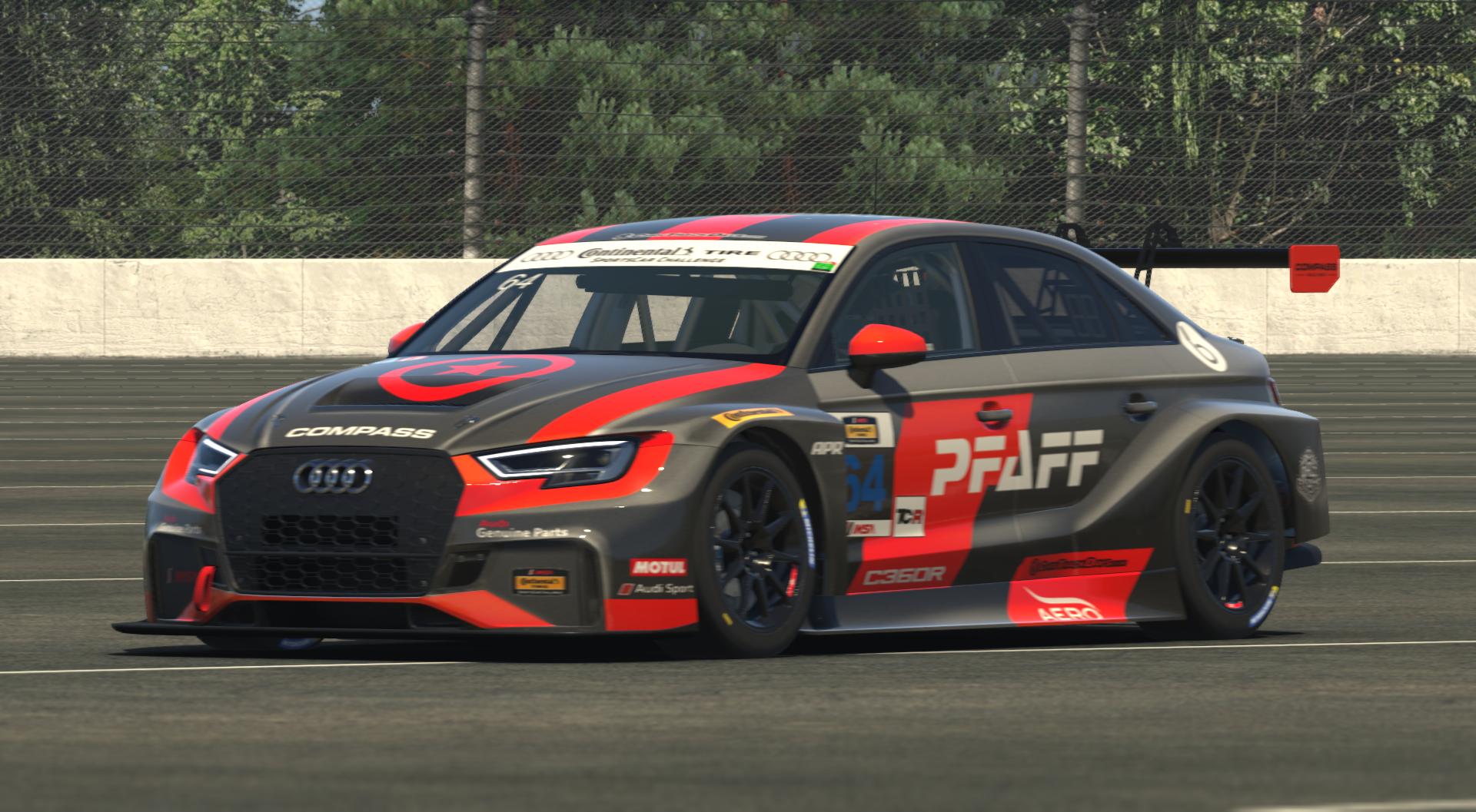 Audi RS3 LMS TCR COMPASS RACING ORANGE by Joachim Ljunggren Trading