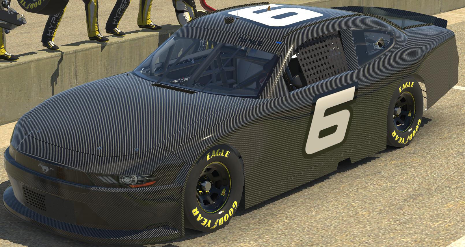 Carbon Fibre NASCAR XFINITY Ford Mustang by Cameron Dance Trading Paints