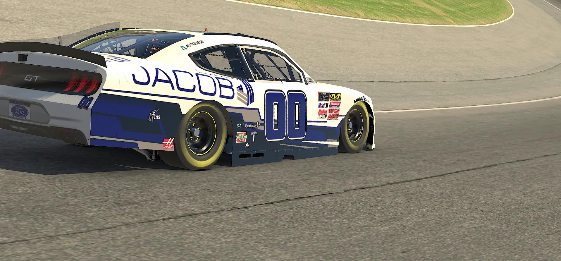 Cole Custer 2019 Jacob Companies Mustang by Echo Logan Trading Paints