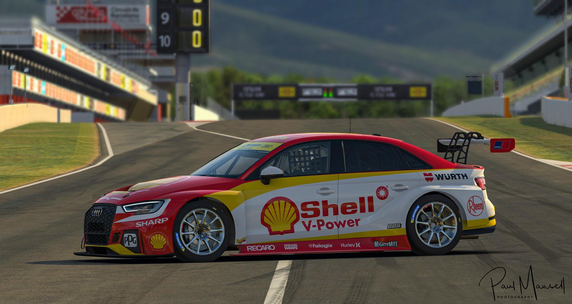 Shell Racing by Paul Mansell Trading Paints