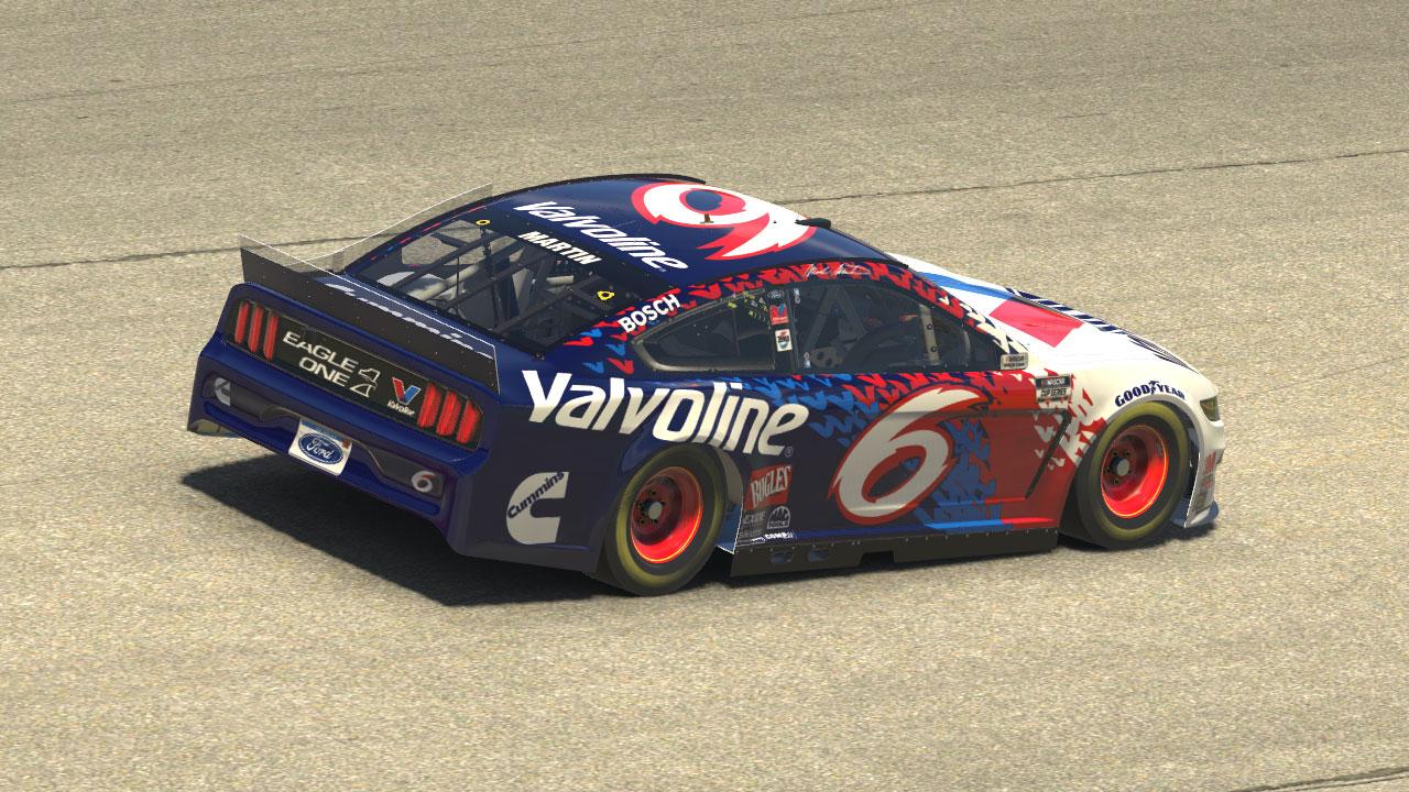 1998 Mark Martin Valvoline Ford by Michael DiPasquale Trading Paints