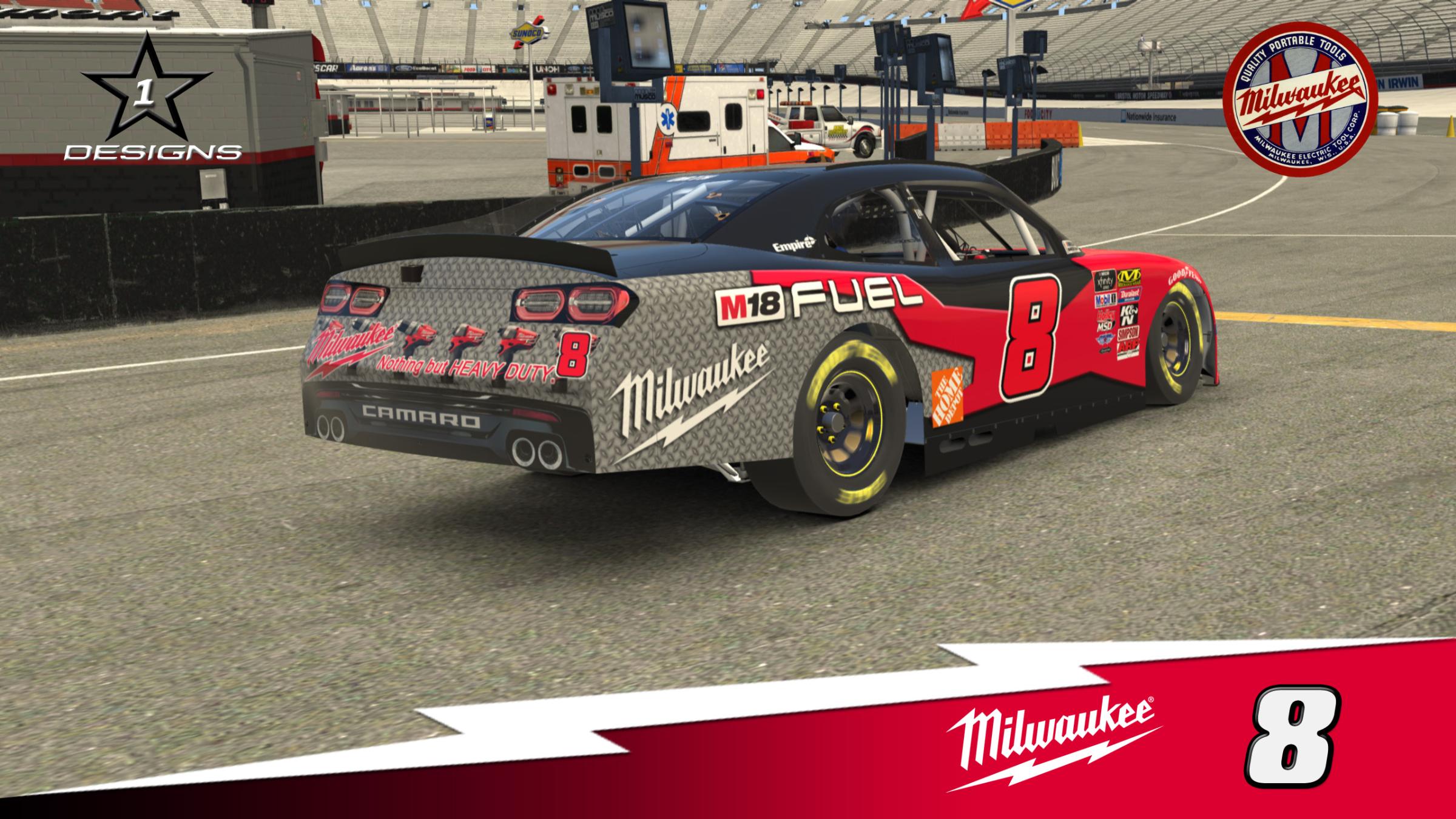 Milwaukee Tool Xfinity Chevy Camaro by Nicholas Orth Trading Paints