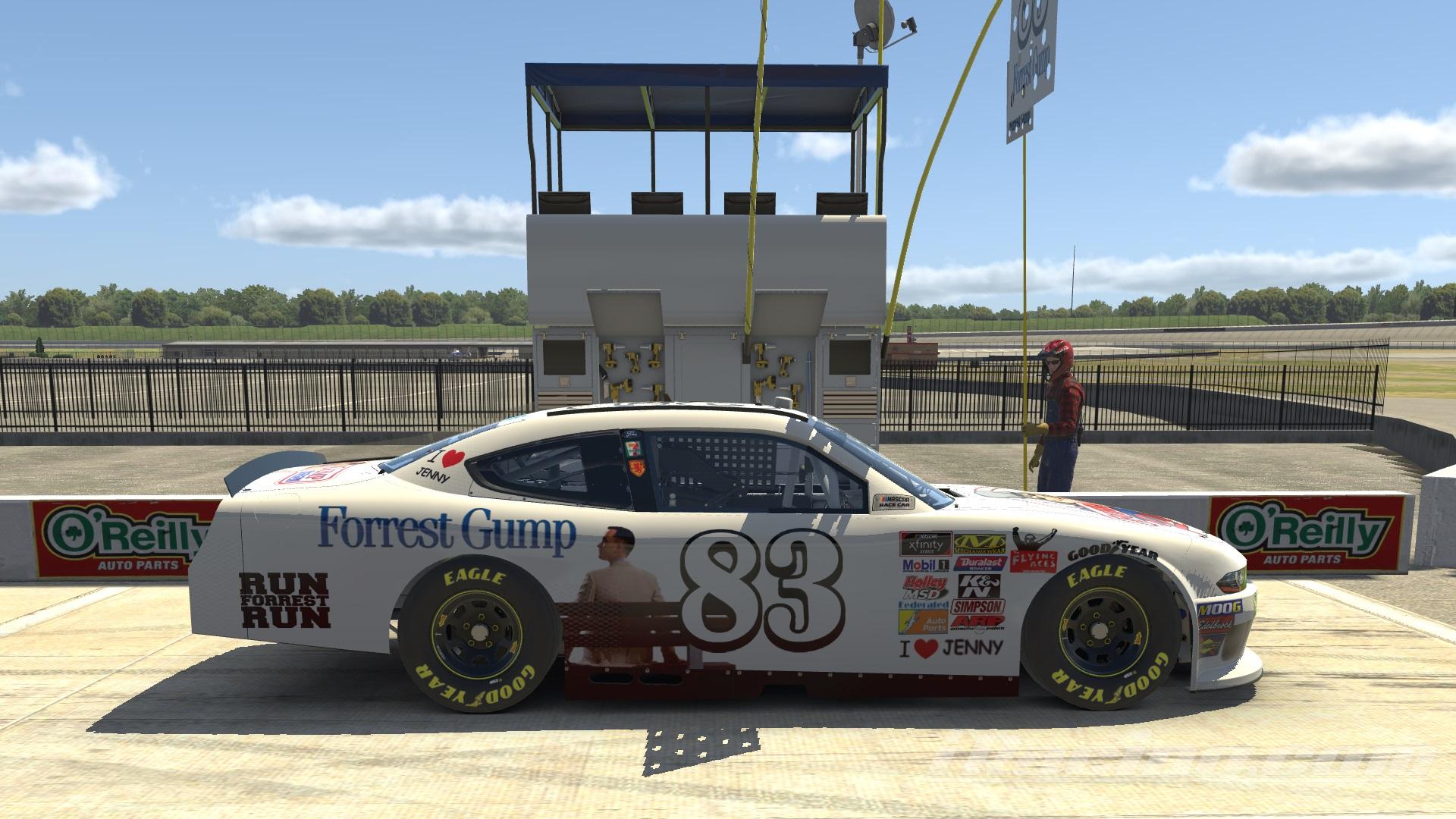 Preview of Forrest Gump - Bubba Gump Racing XFINITY Mustang by Scott Spidle