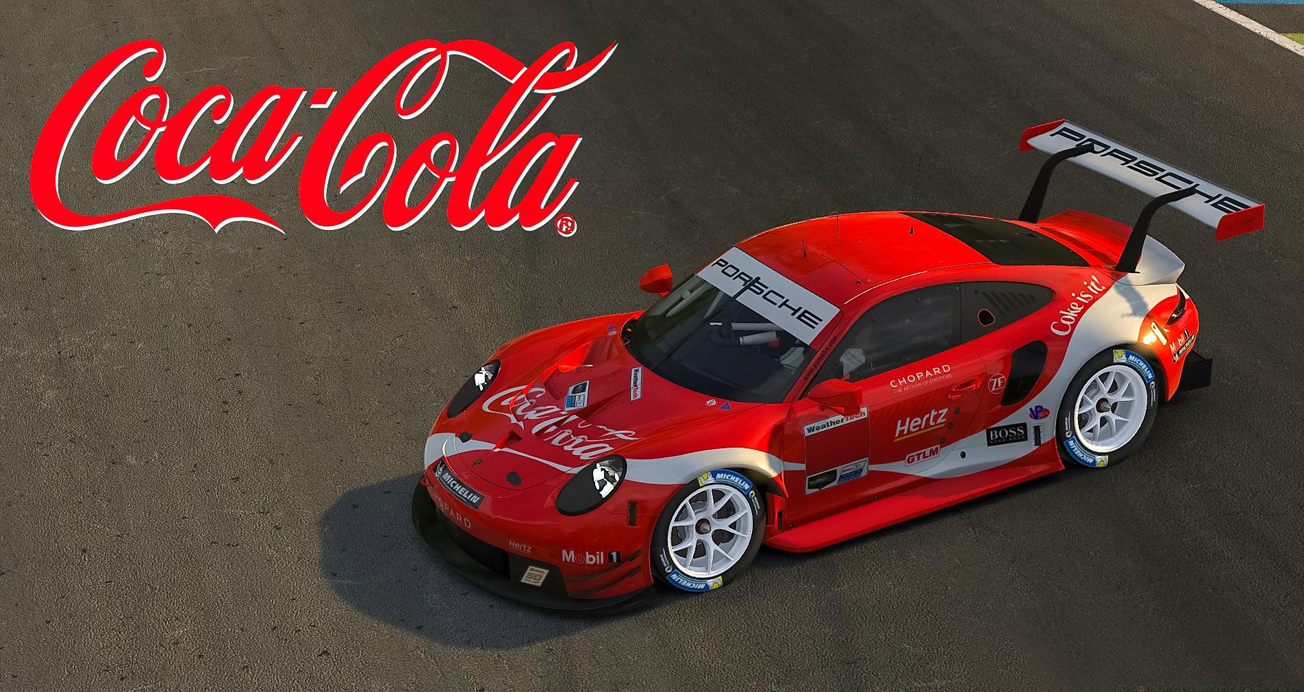 Preview of Coca-Cola Porsche RSR by Paul Mansell