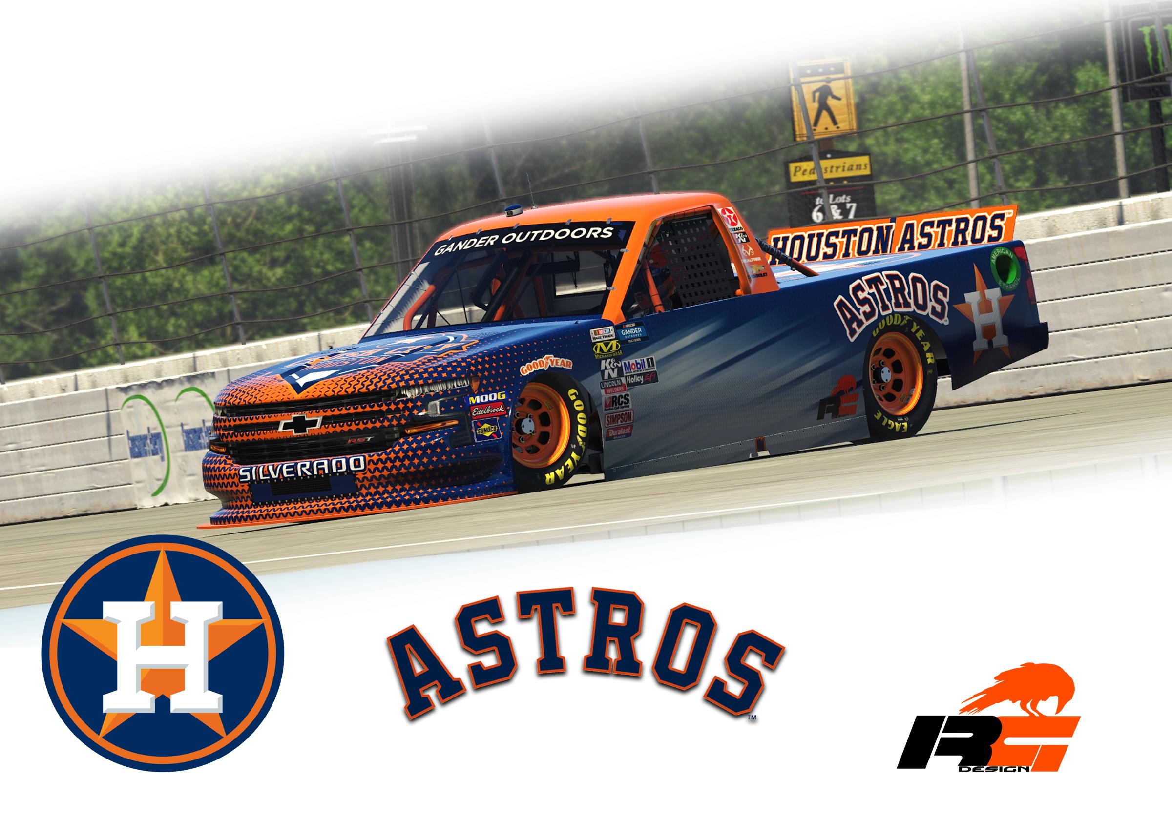 Astros Chevrolet Silverado Truck 2020 v2 TP by Doyle Lowrance Trading Paints