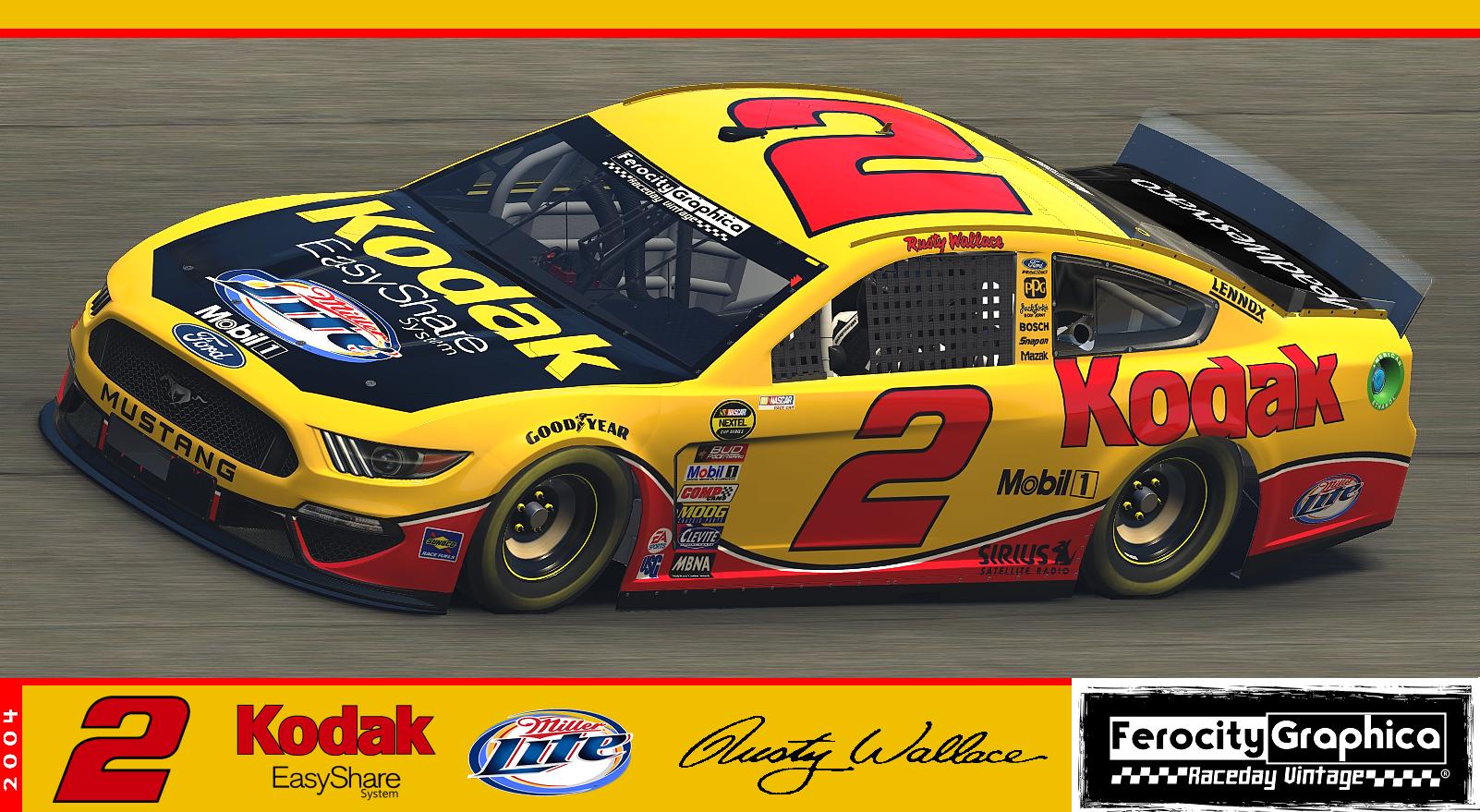 2004 #2 Rusty Wallace Kodak Easyshare Ford Nextel Cup by Scott Mitton