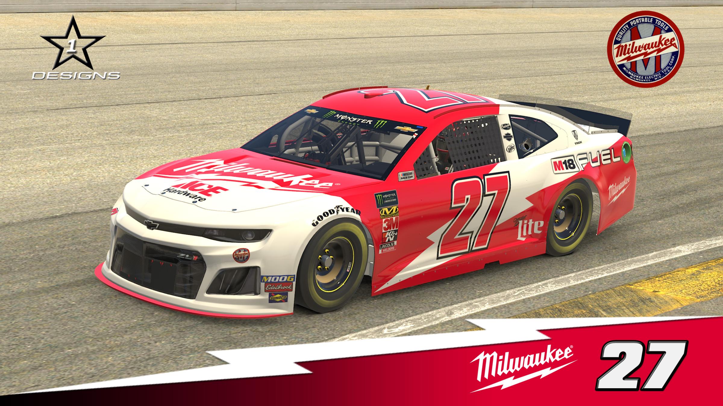 Milwaukee Tool Red Chevy Camaro ZL1 by Nicholas Orth Trading Paints