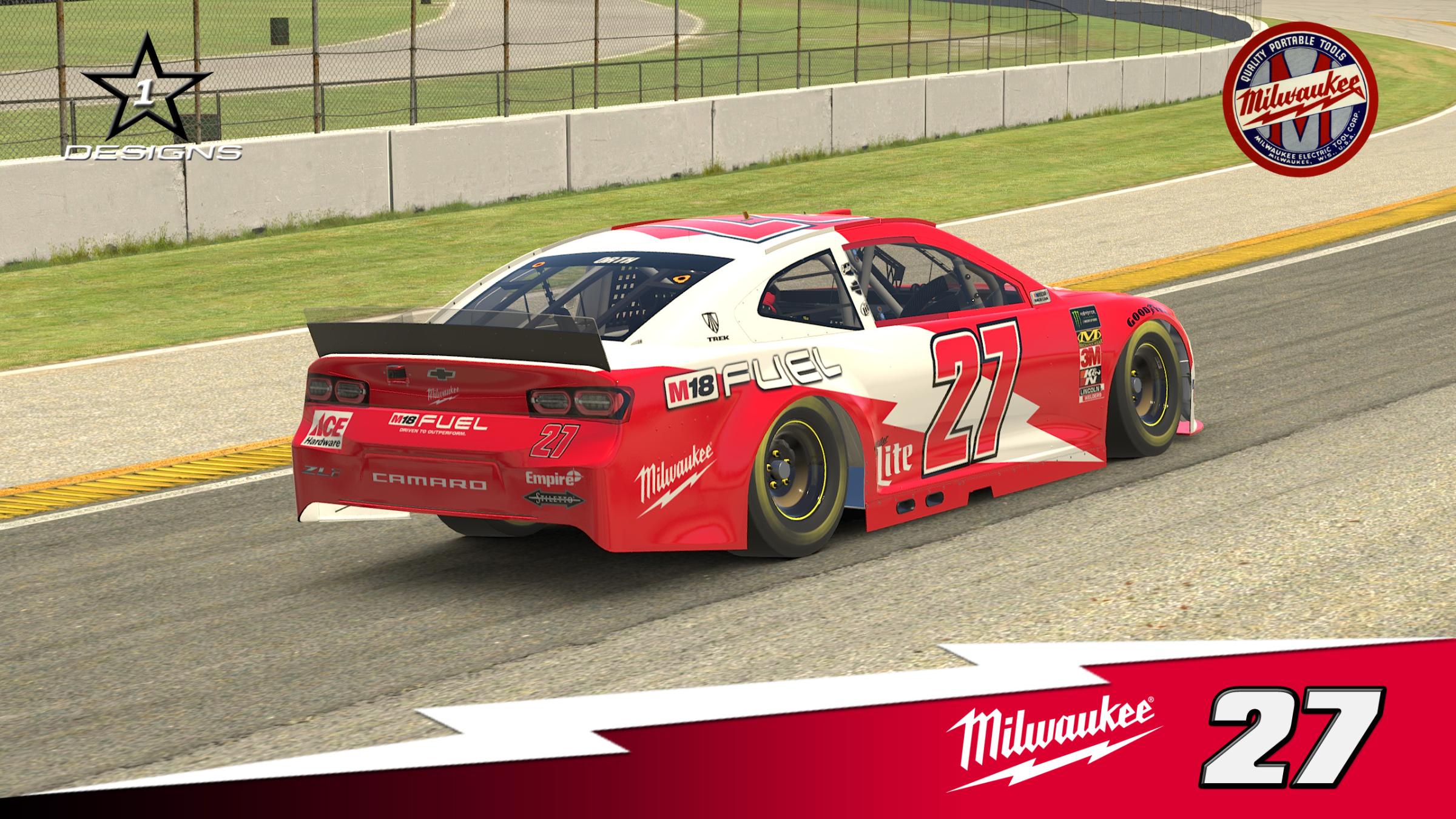 Milwaukee Tool Red Chevy Camaro ZL1 by Nicholas Orth Trading Paints