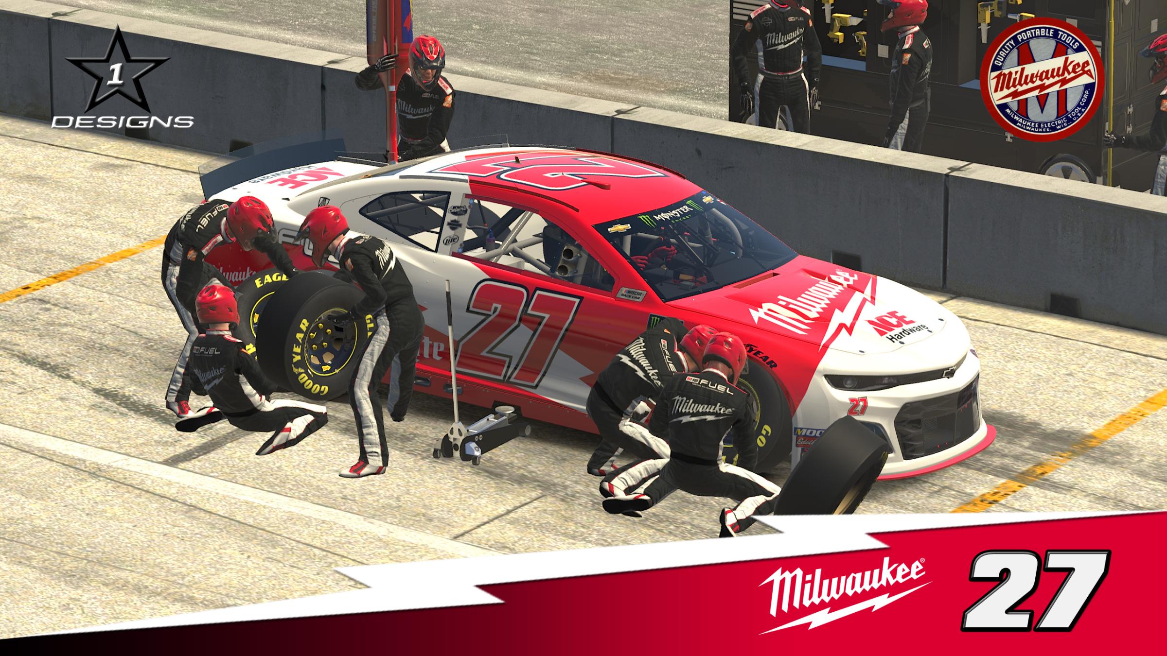 Milwaukee Tool Red Chevy Camaro ZL1 by Nicholas Orth Trading Paints