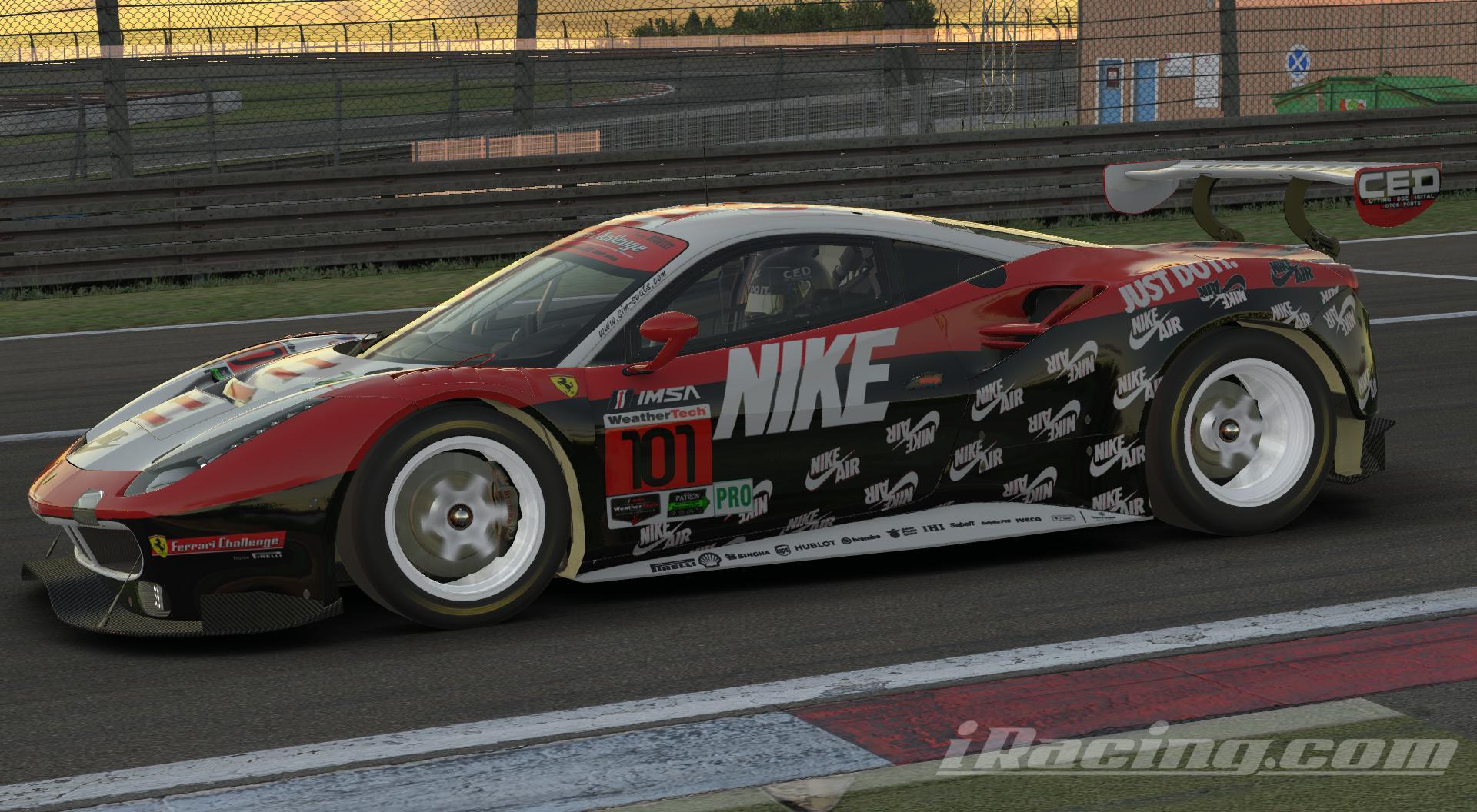 Nike/Ferarri Challenge 488 GT3 fictional by Marshall W ...