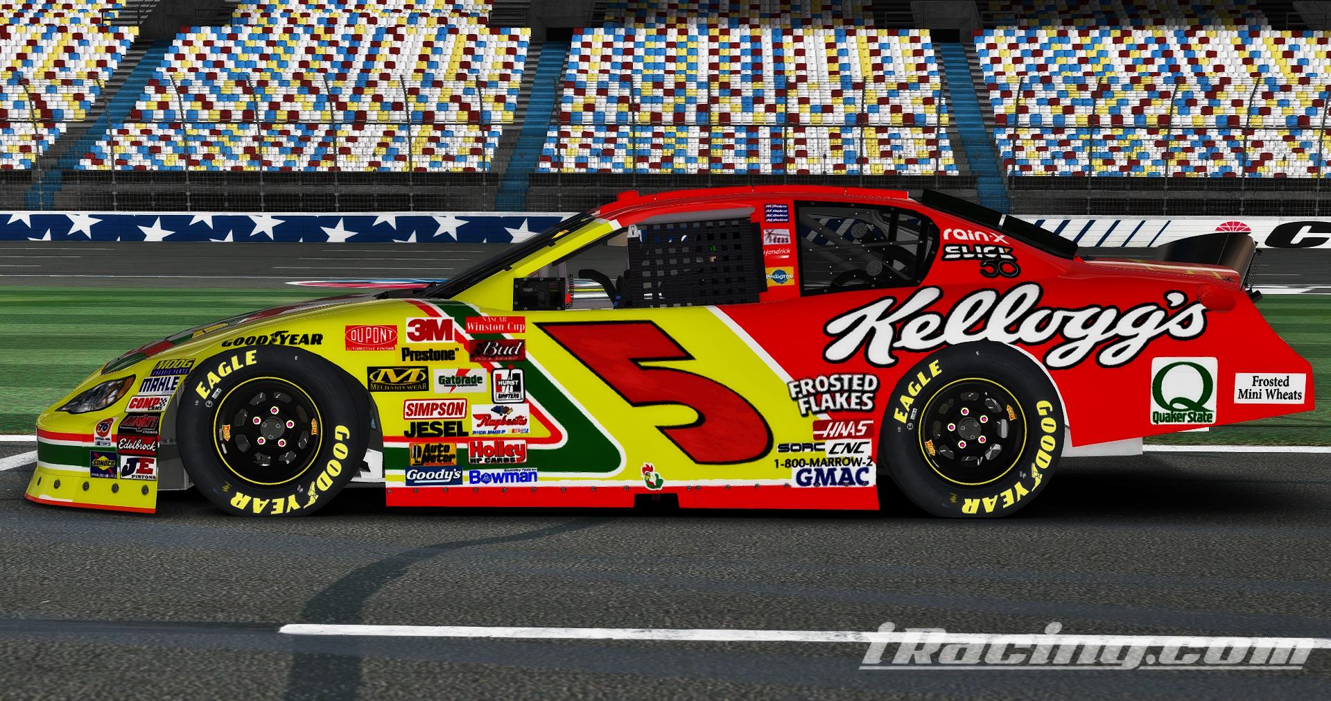 Kelloggs K&N Numbered Terry Labonte by Trent Williams Trading Paints