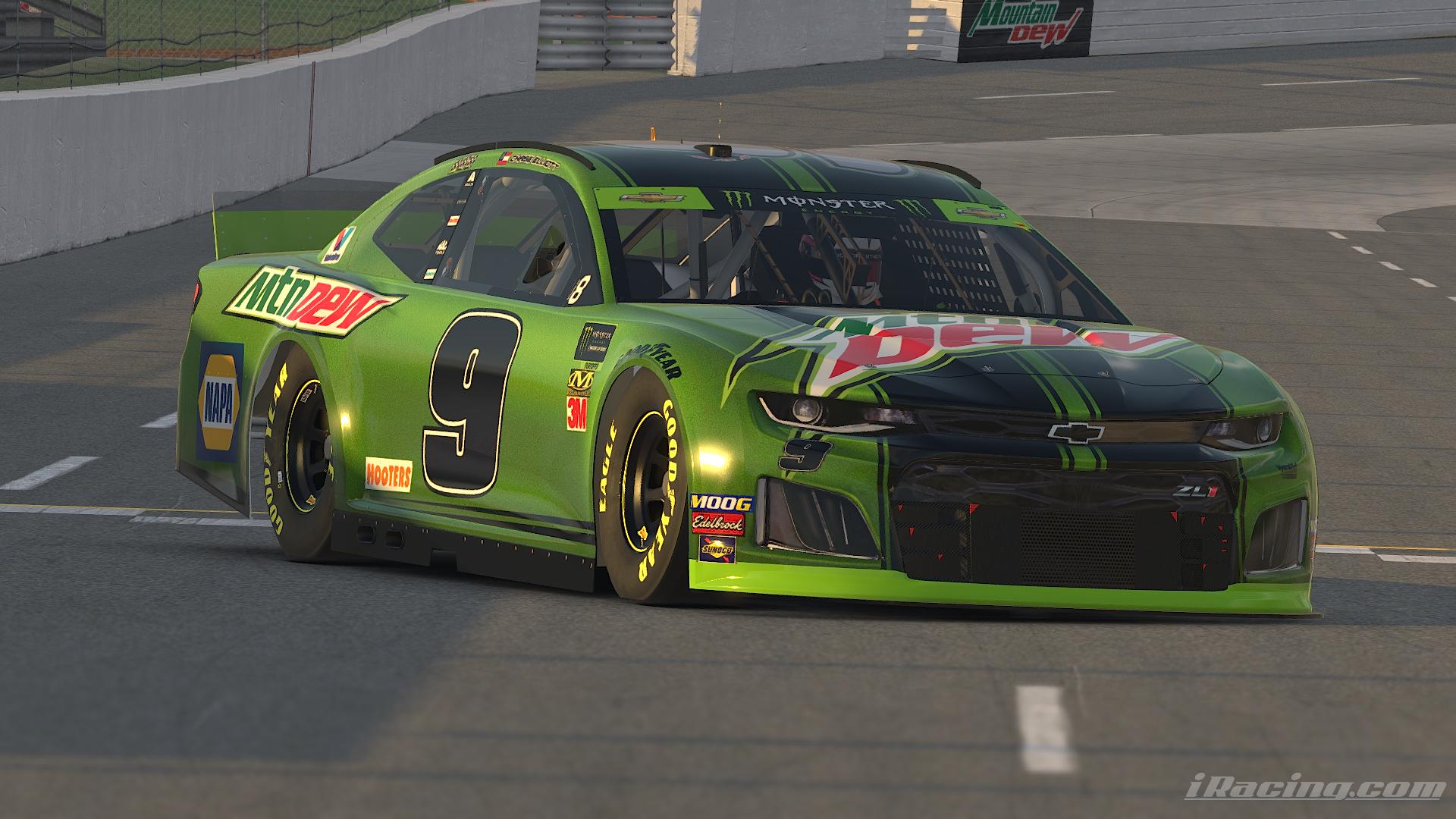 Preview of Chase Elliott Mountain Dew 2019 Round of 8 by Alexander L Russell