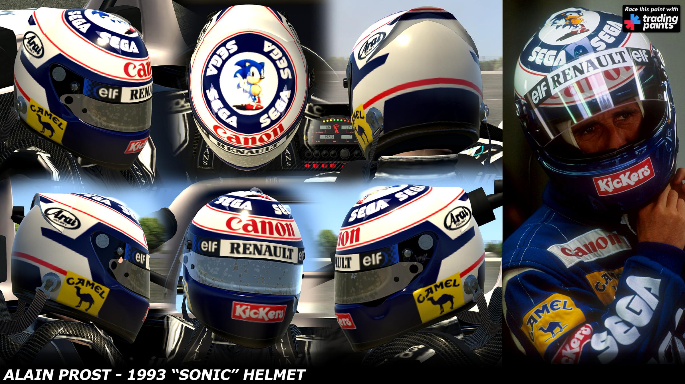 Alain Prost - by George Simmons - Trading Paints