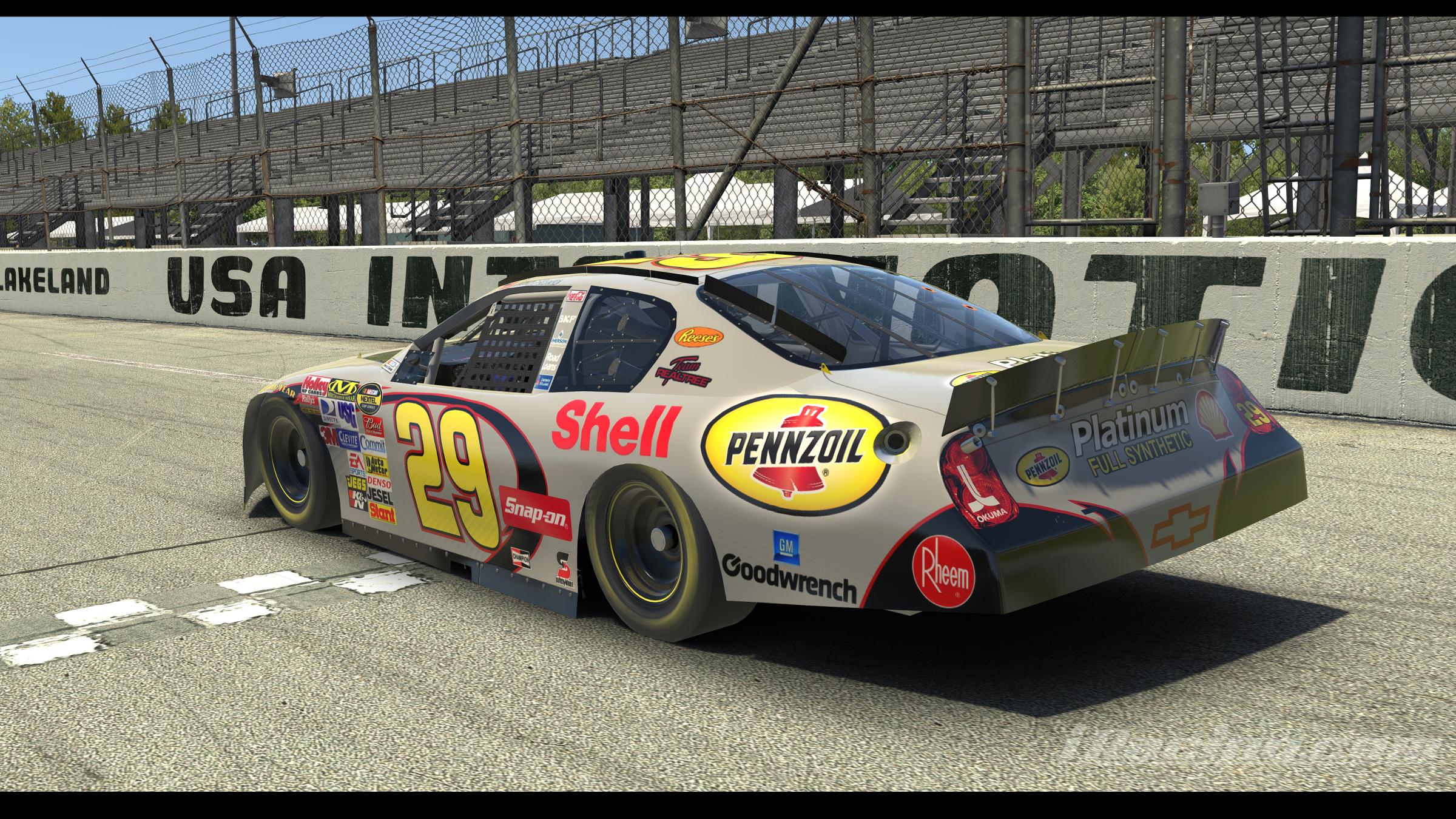 kevin harvick pennzoil car