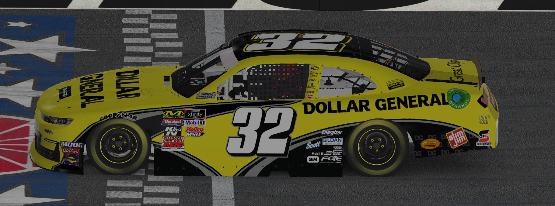 James Buescher Dollar General 2011 by Justin Faulkner Trading Paints