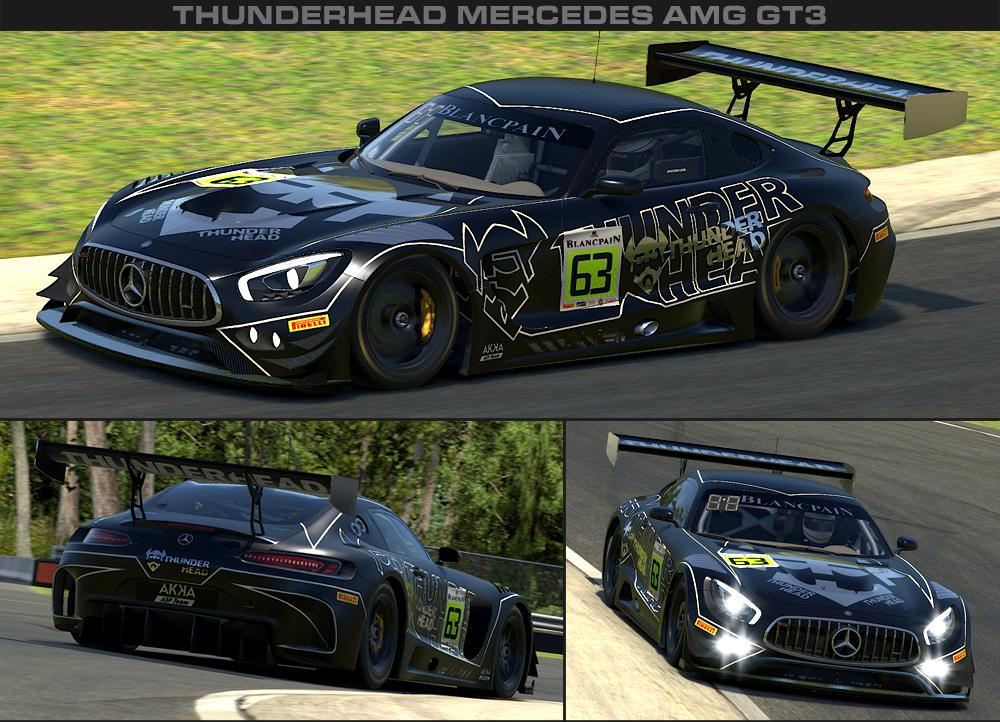 Preview of V2.0 THUNDERHEAD Mercedes AMG GT3 - Blancpain GT Series - AKKA ASP Team by George Simmons