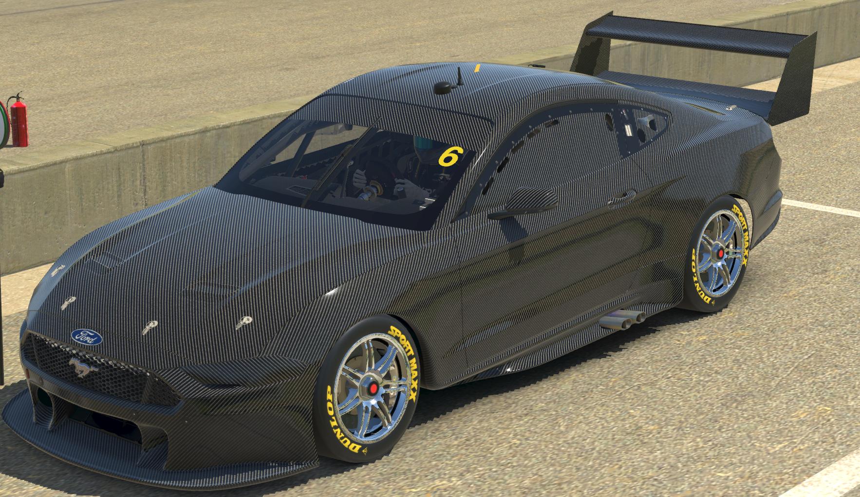 Carbon Fibre Ford Mustang GT Supercar by Cameron Dance Trading Paints