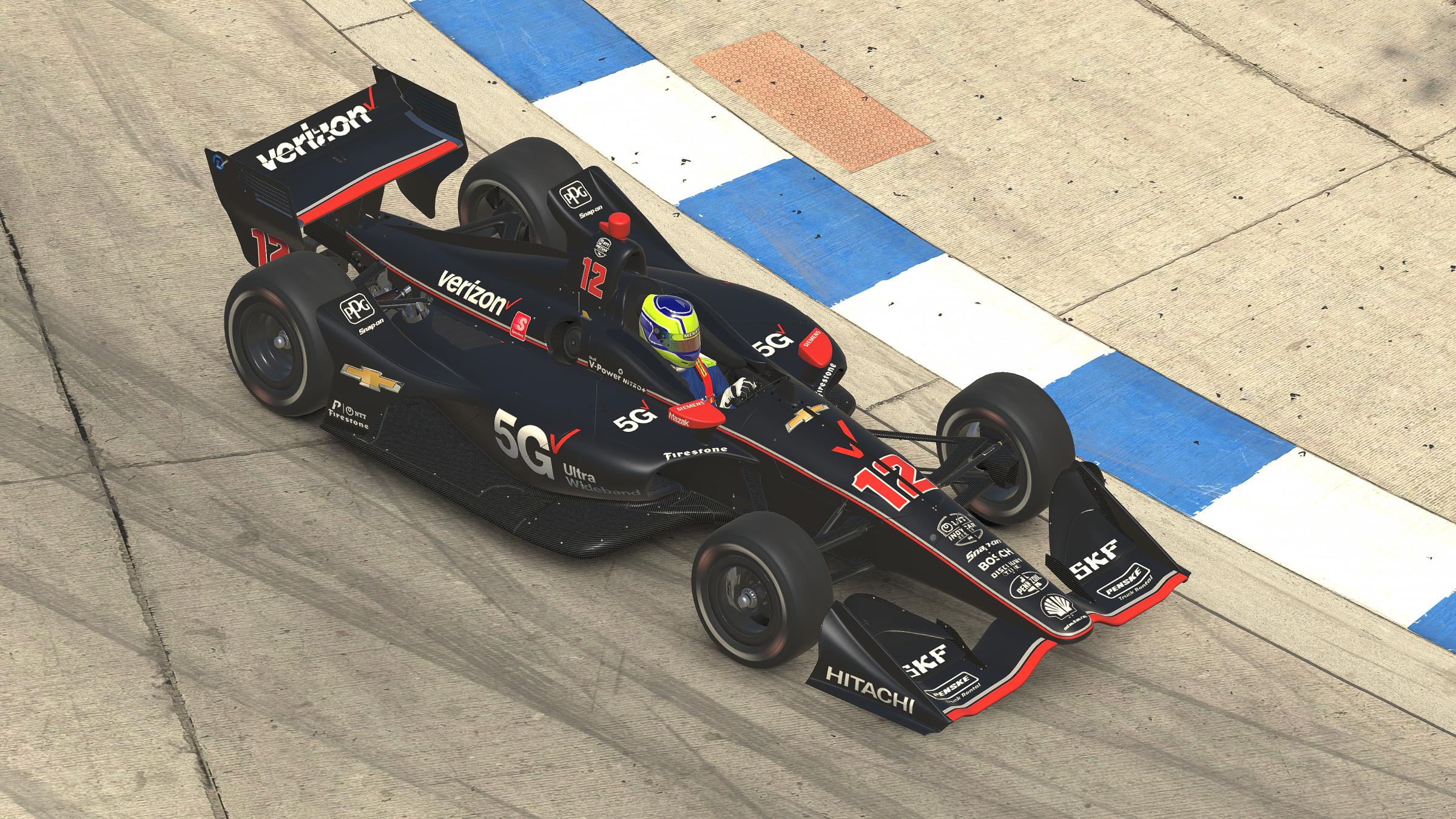 Preview of Will Power 2019 Verizon 5G #12 by Tyler King