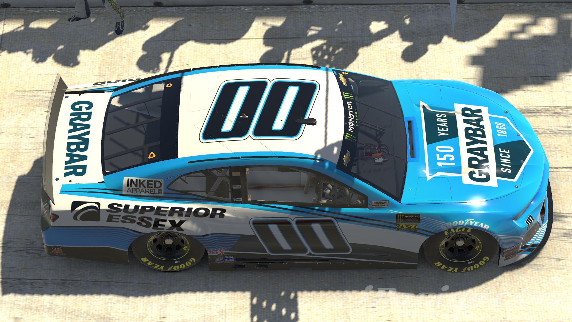 CUP 00 Landon Cassill Graybar 2019 (With Number) by Udo Washeim
