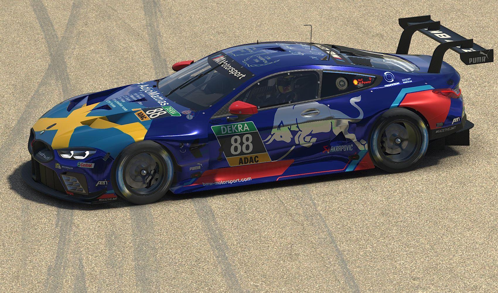 2018 Mattias Ekstrom Red Bull DTM BMW M8 by Stephane Parent Trading