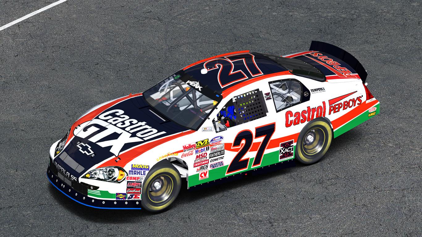 27 Casey Atwood Castrol GTX Car by Billy R Roberts Trading Paints