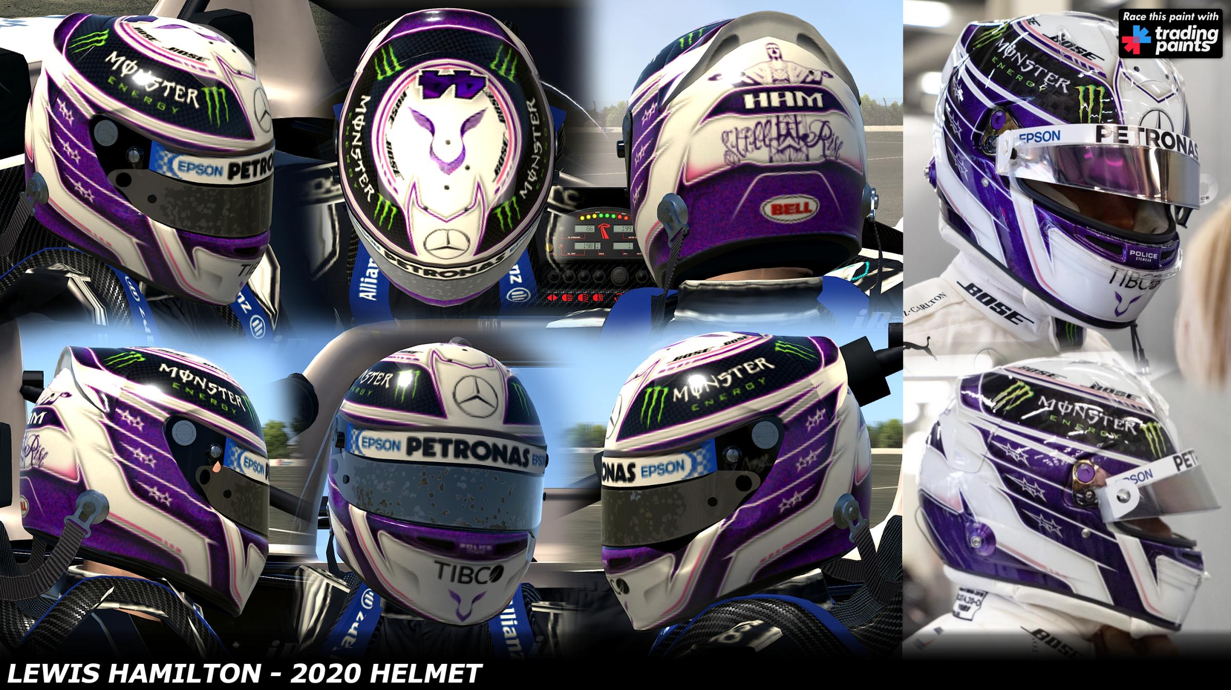 Preview of Lewis Hamilton 2020 - Testing Helmet by George Simmons
