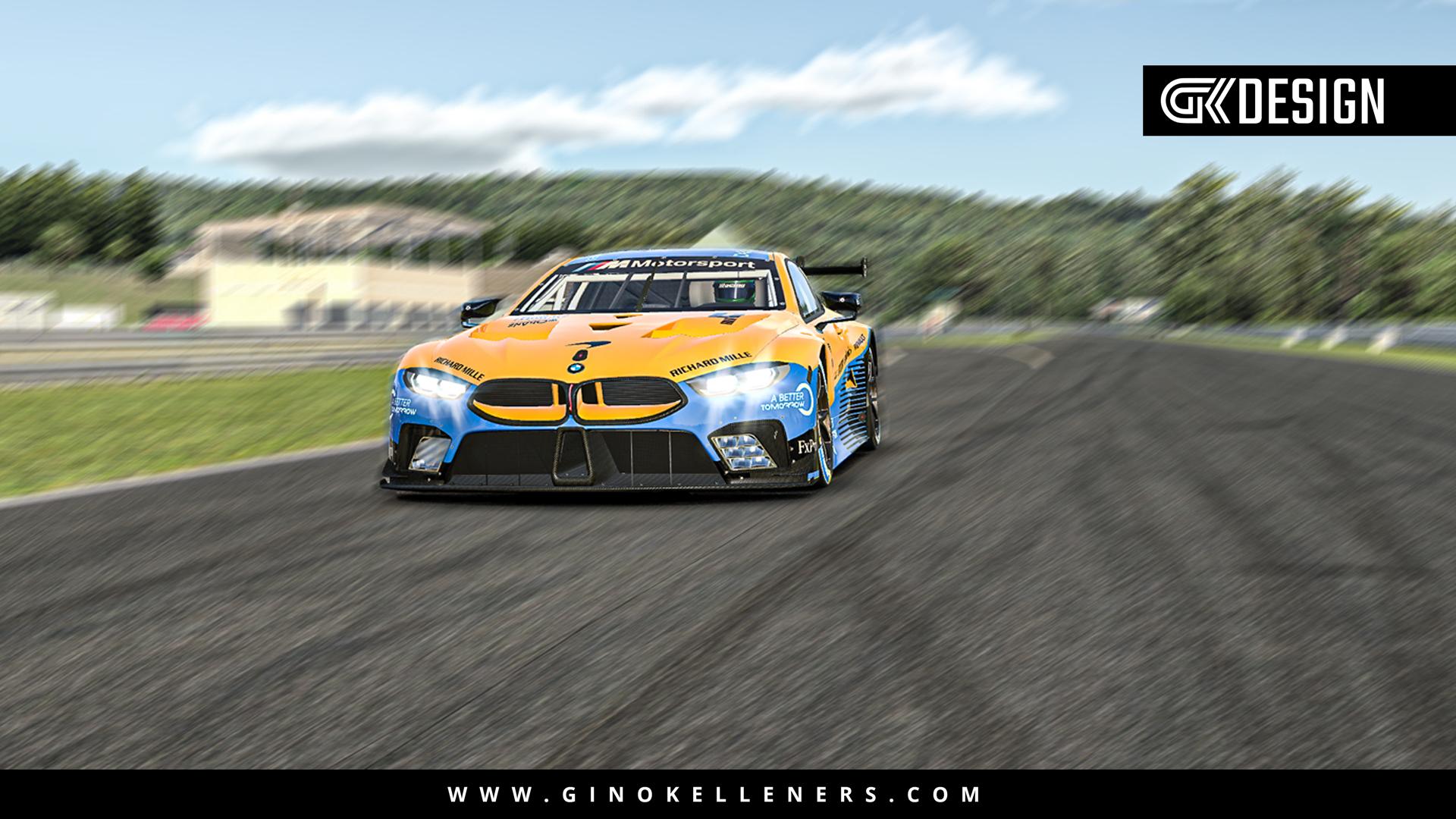 Preview of McLaren F1 Lando Norris Livery - BMW M8 GTE by Gino Kelleners