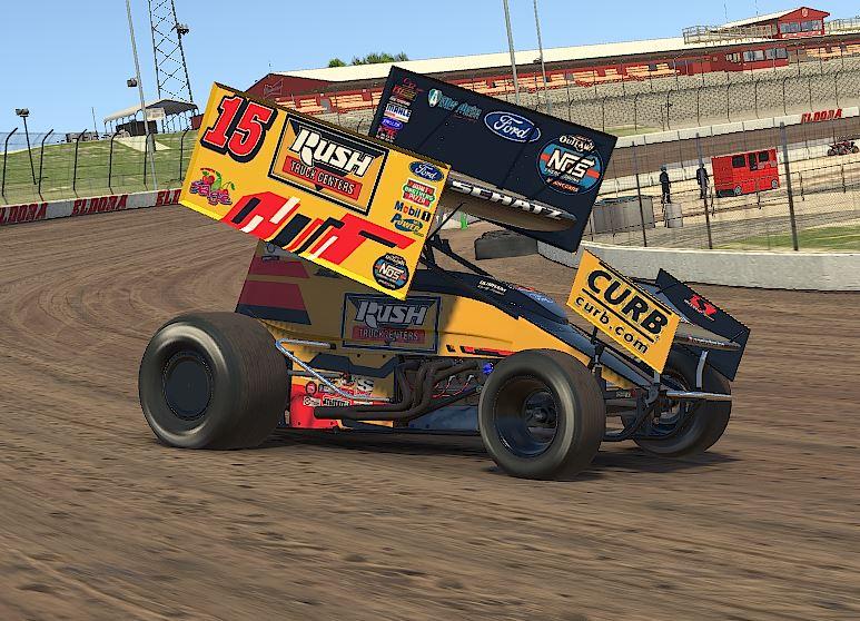 Preview of Donny Schatz Rush Truck Centers iracing by Drew Neel