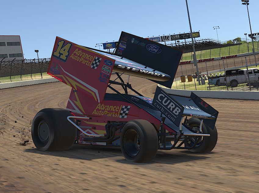 Preview of Tony Stewart Advance Auto Parts iracing  by Drew Neel