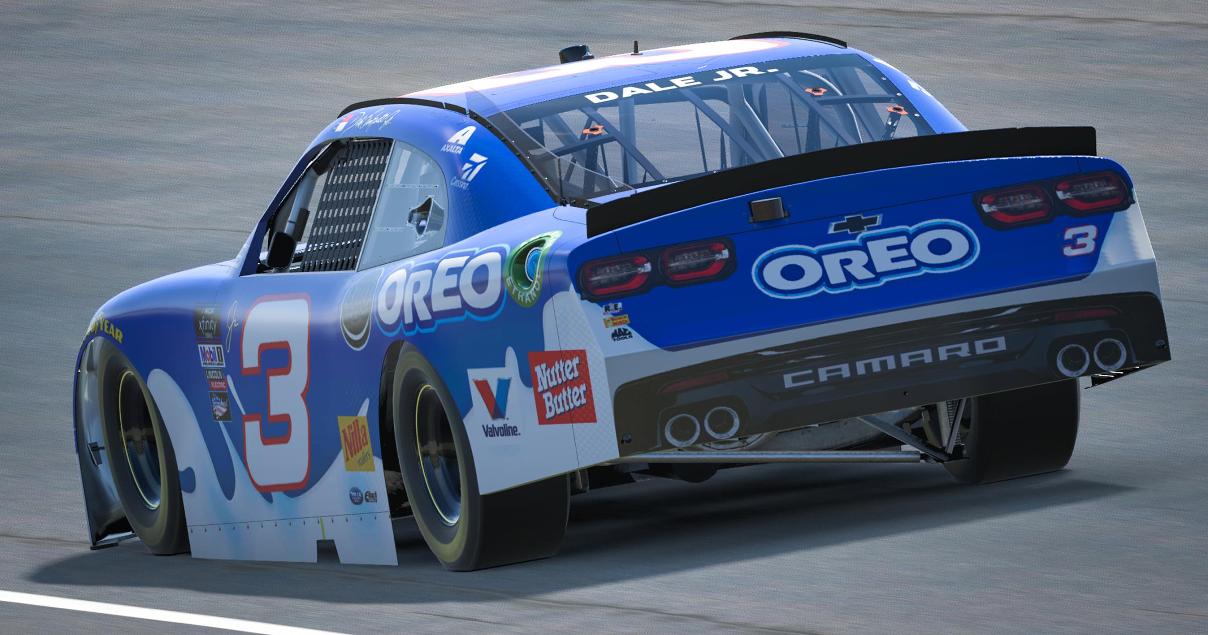 dale earnhardt jr oreo car