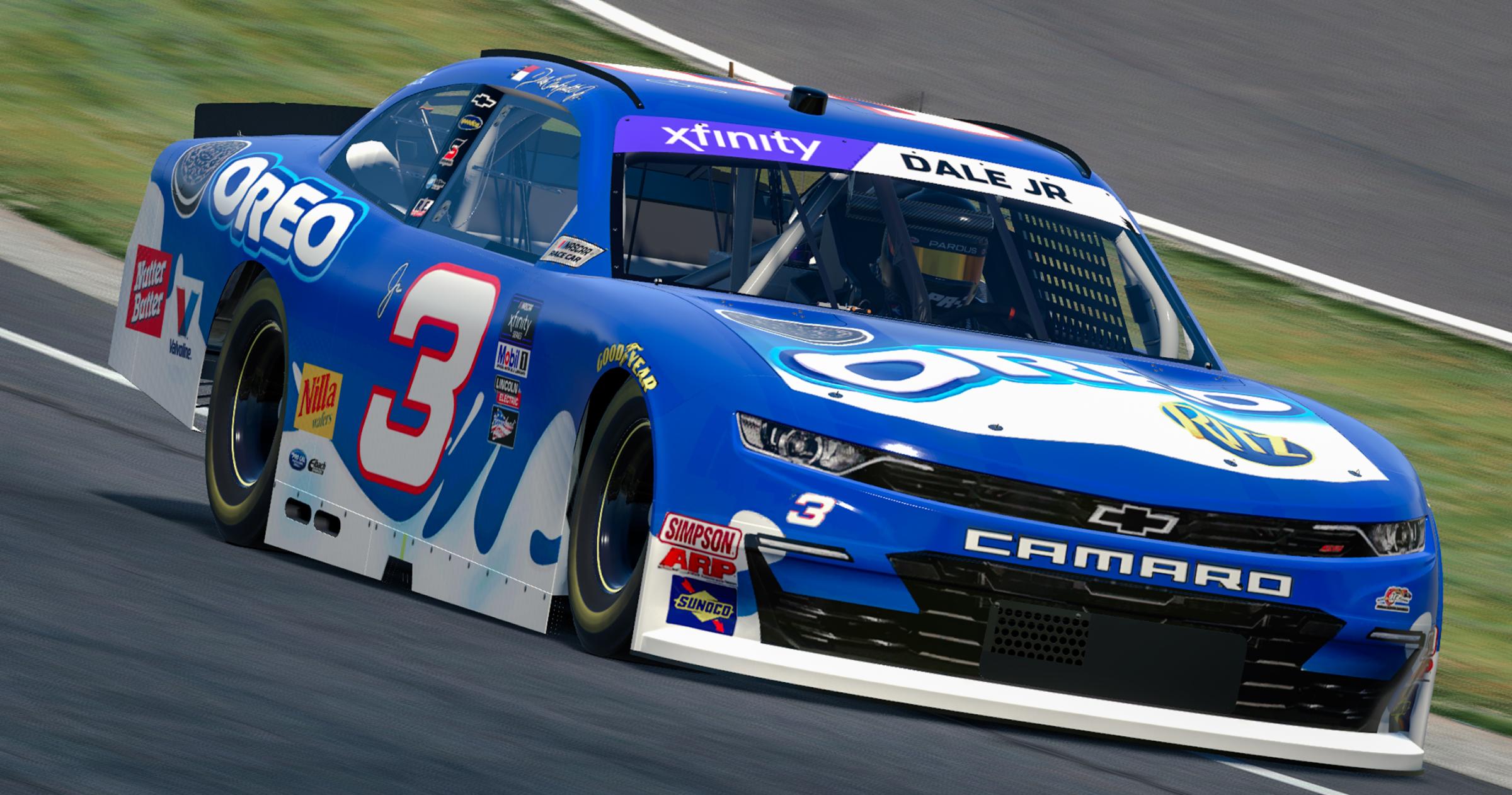 dale earnhardt jr oreo car