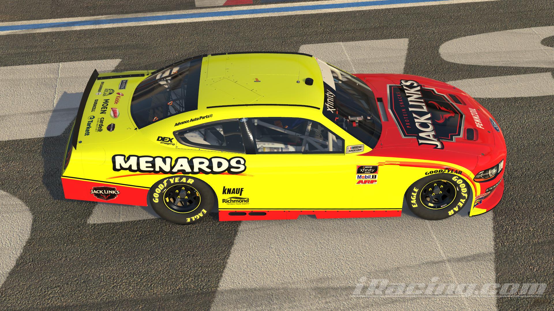 Preview of Ryan Blaney - Jack Links Ford Mustang by Mike E Holloway