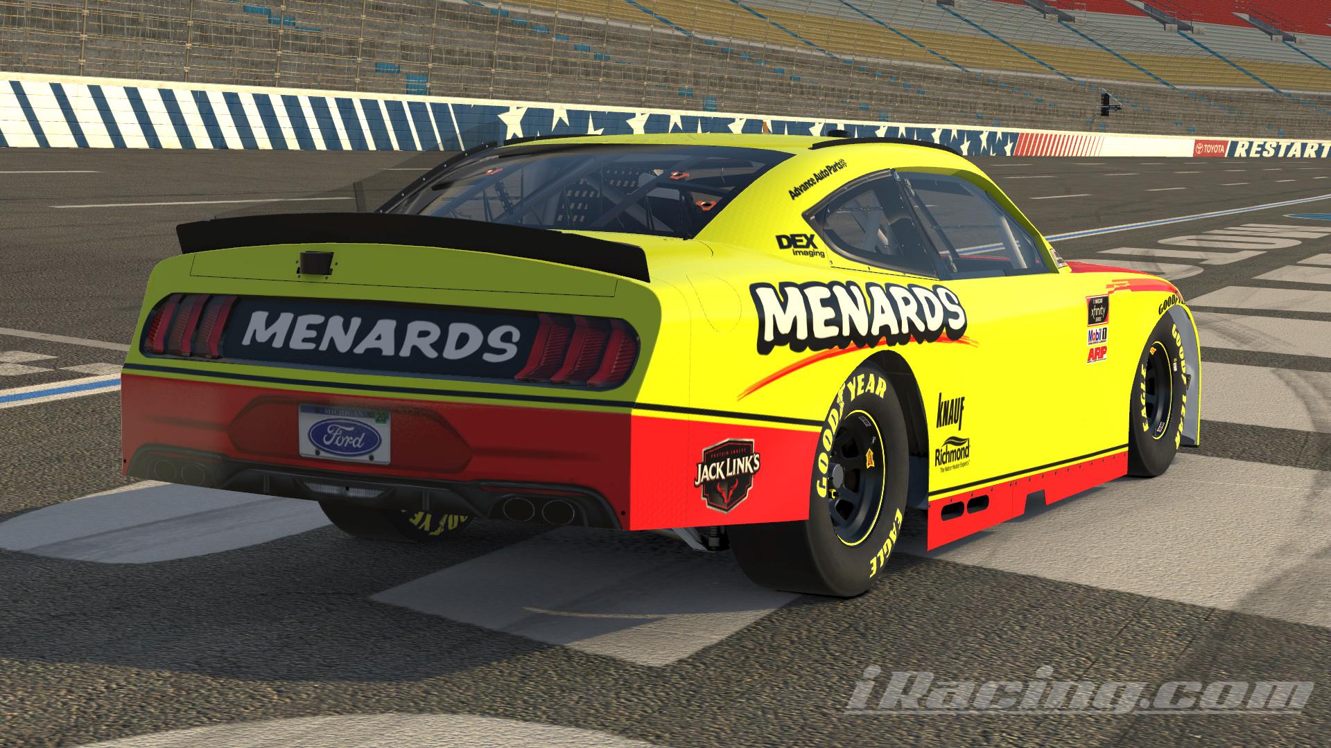 Preview of Ryan Blaney - Jack Links Ford Mustang by Mike E Holloway
